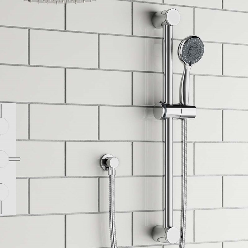 Vellamo Round Shower Rail Kit