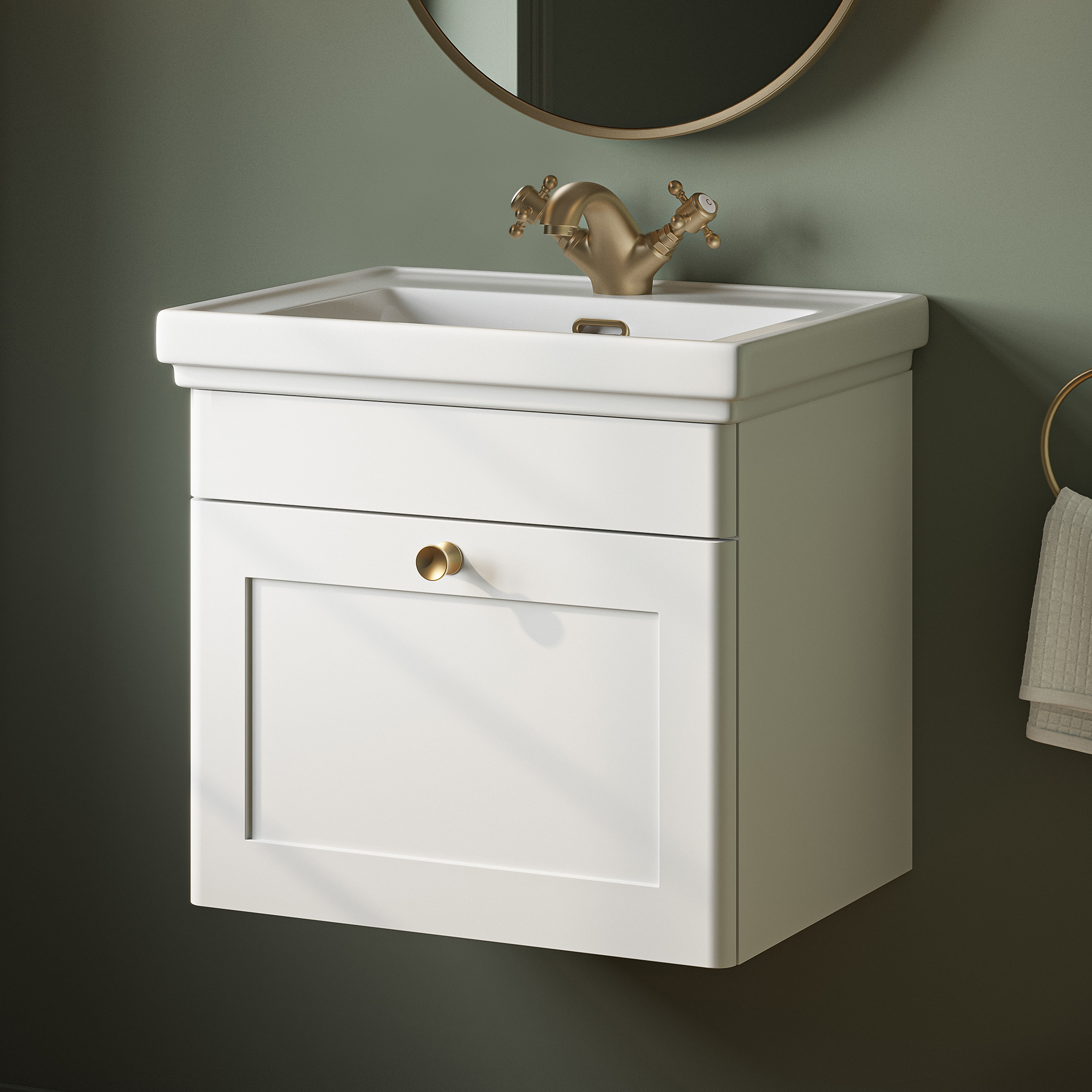 Drench Indented Round Knob Furniture Handle