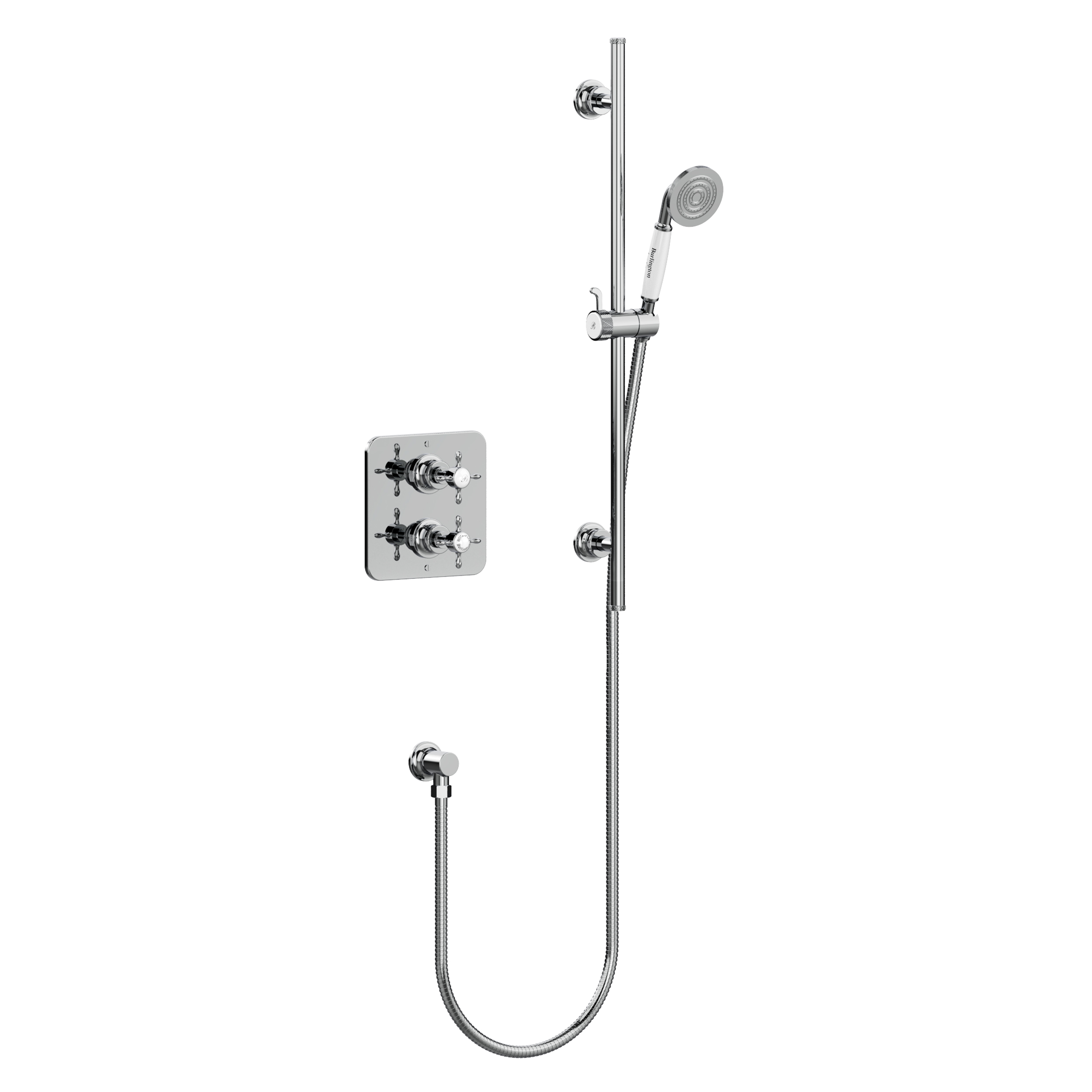 Burlington Guild Concealed Thermostatic Shower Valve & Slide Rail Kit