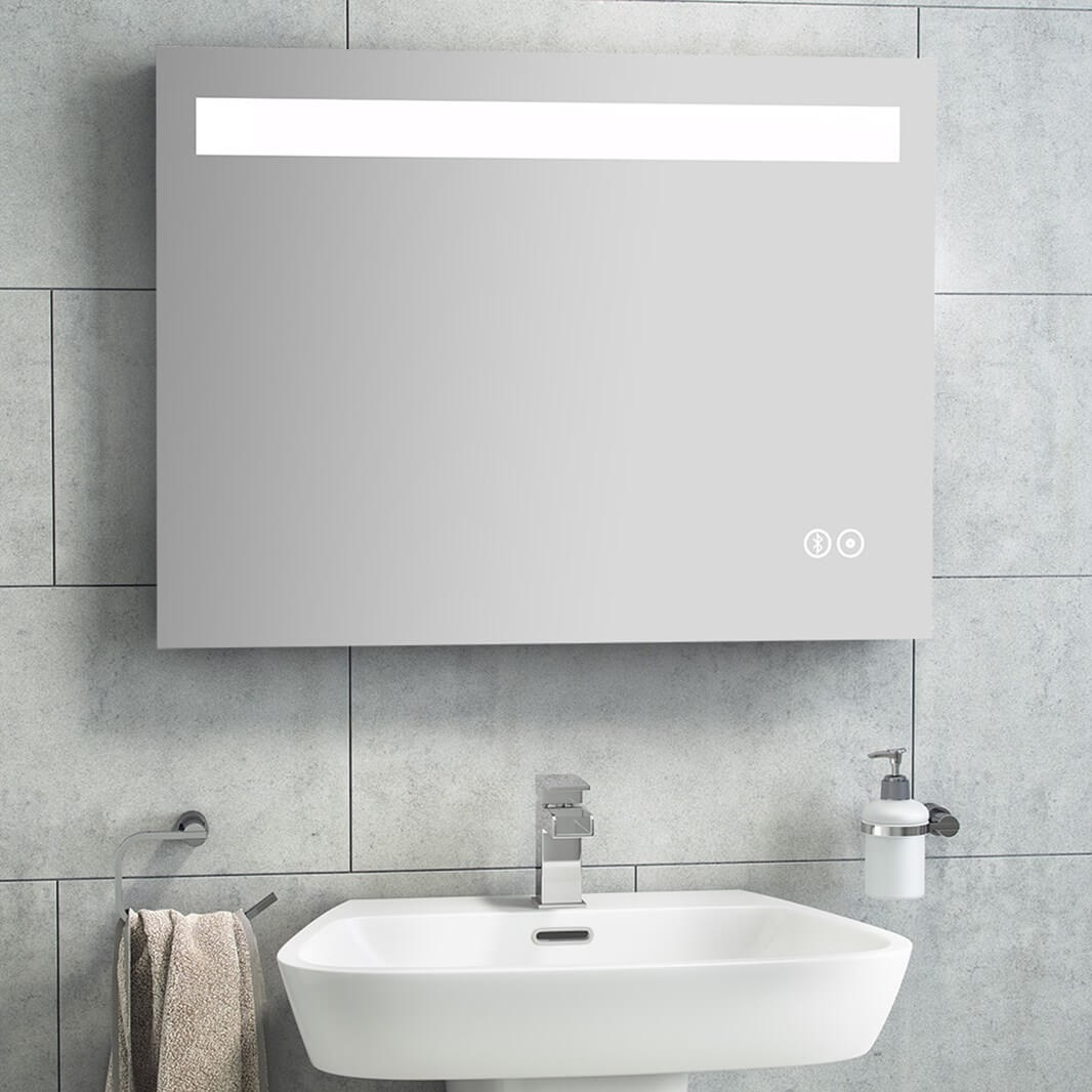 Vellamo LED Mirror with Touch Sensor & Bluetooth - 1200 x 600mm