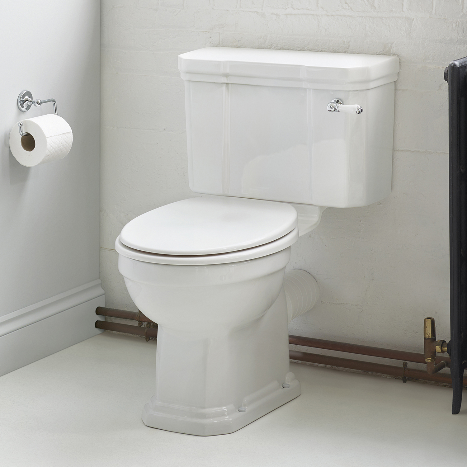Ideal Standard Waverly Close Coupled Toilet (Excluding Seat)