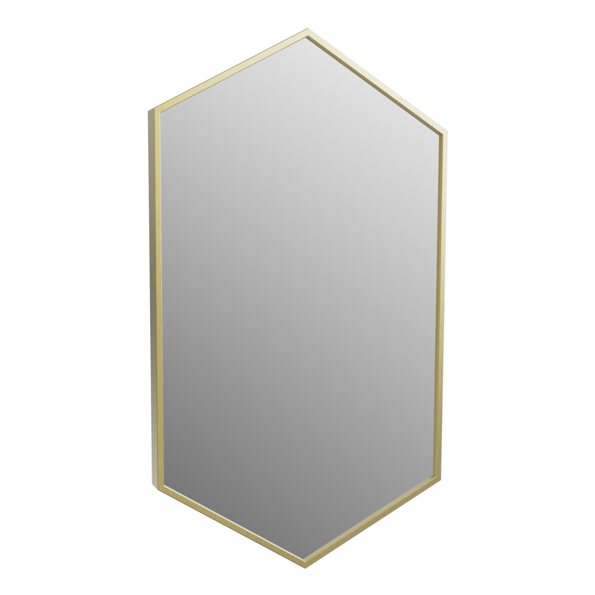 Vellamo Wonder Hexagonal Framed Mirror - 500 x 750mm