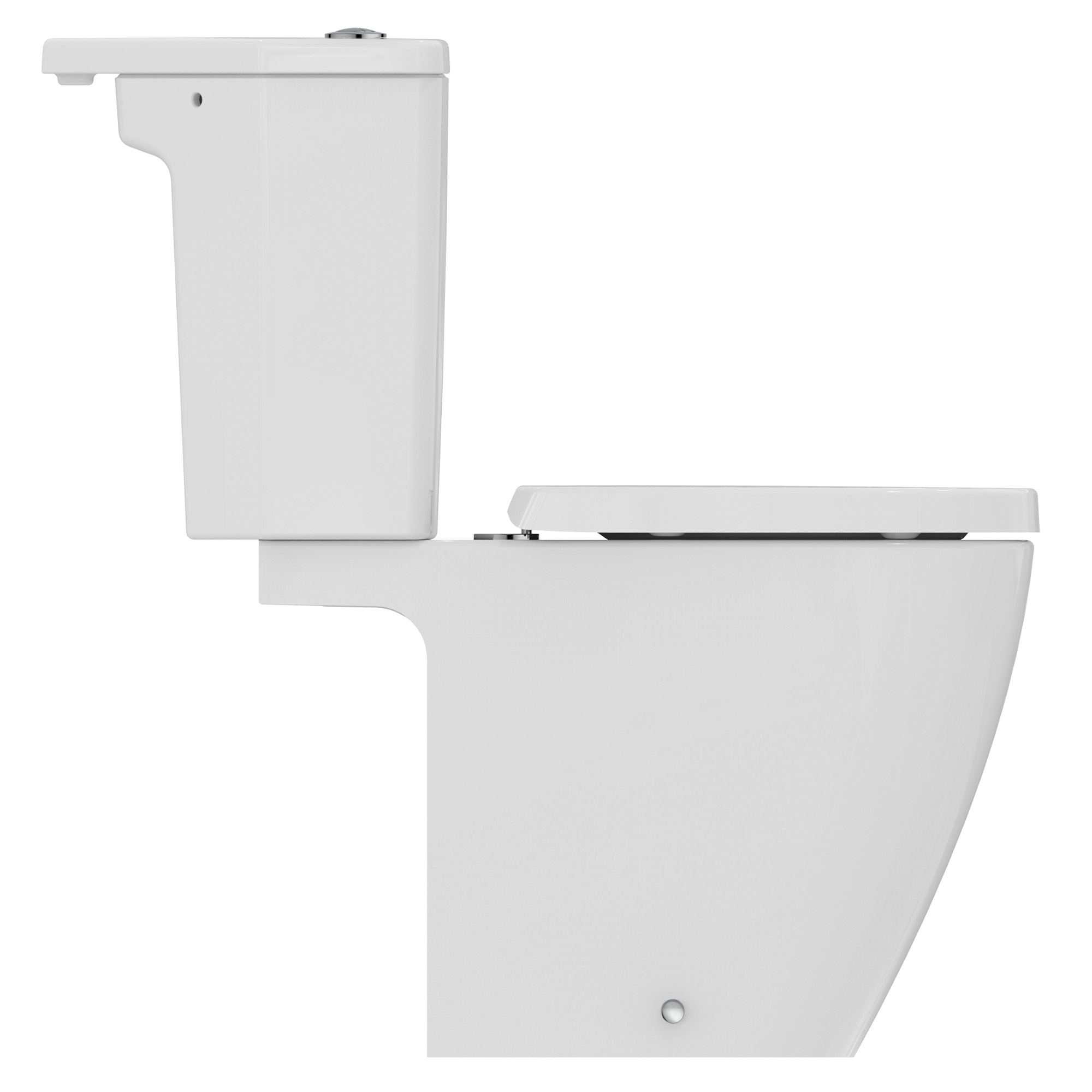 Ideal Standard i.life S Compact Corner Close Coupled Rimless Toilet with Soft Close Seat