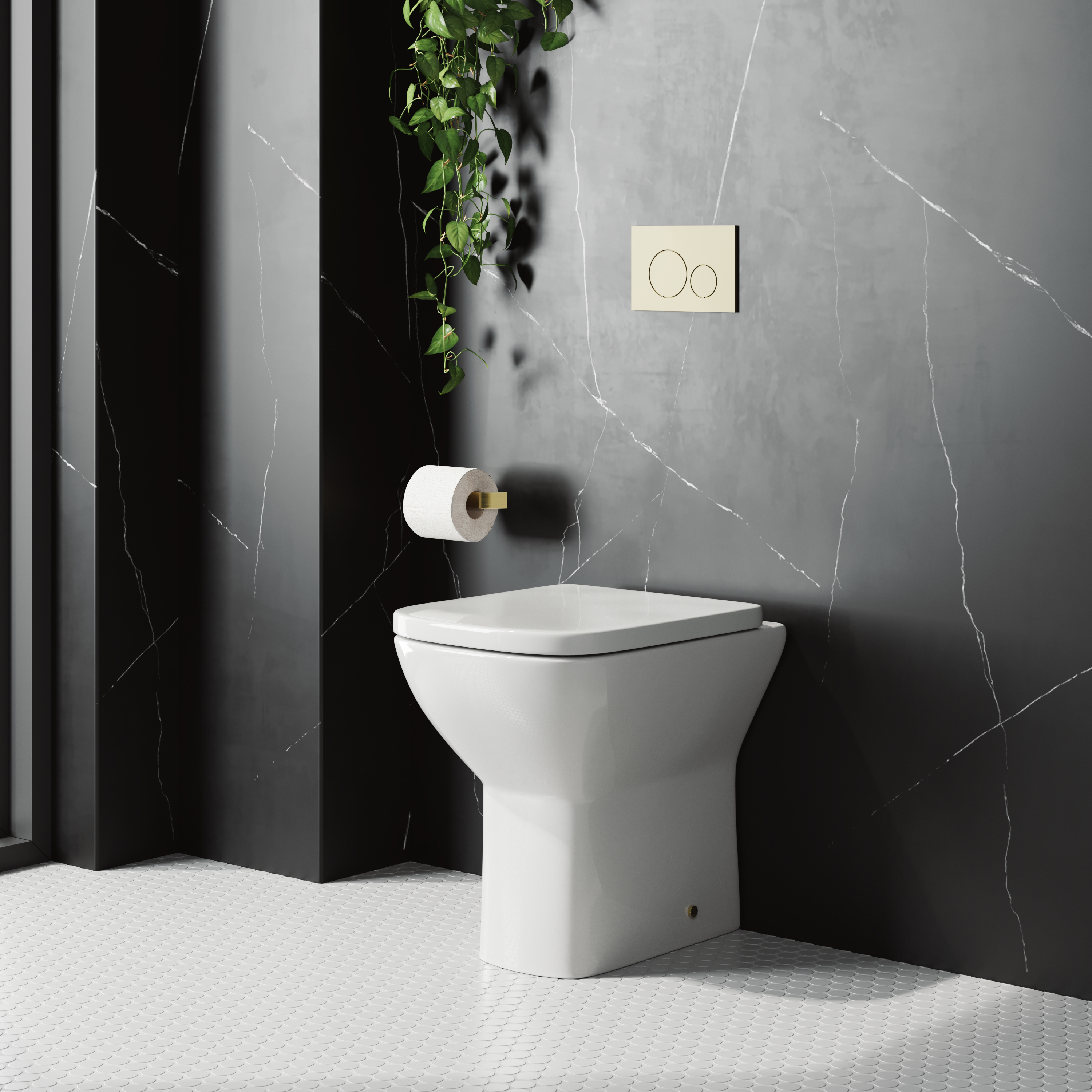 Harbour Alchemy Rimless Back To Wall Comfort Height Toilet & Soft Close Seat