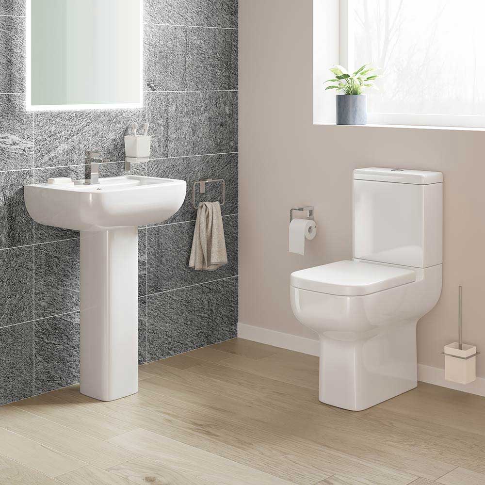Harbour Iconic Comfort Height Close Coupled Toilet & Soft Close Seat