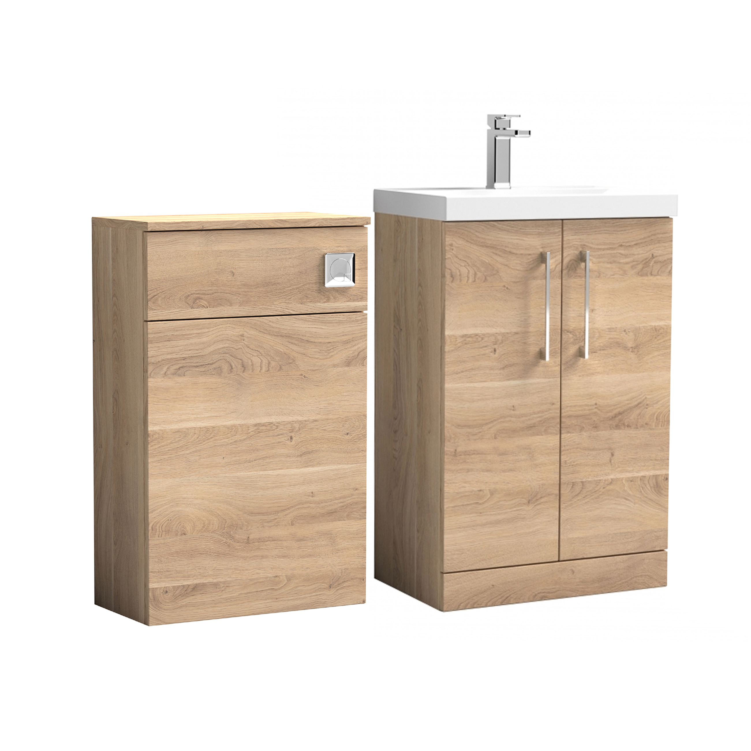 Erin 1000mm 2 Door Combination Basin & Toilet Unit