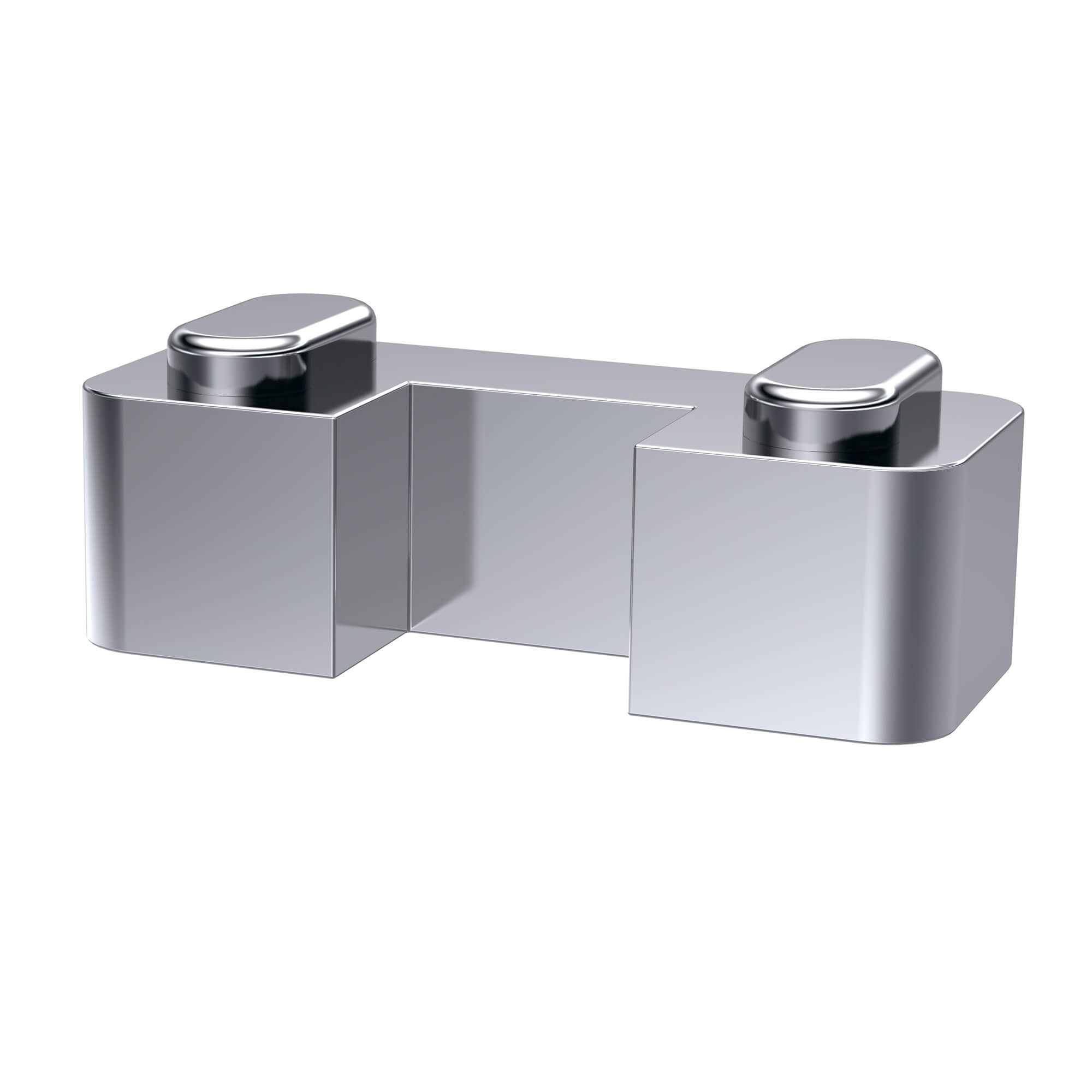 Harbour Contour Wetroom Screen Polished Chrome Support Foot