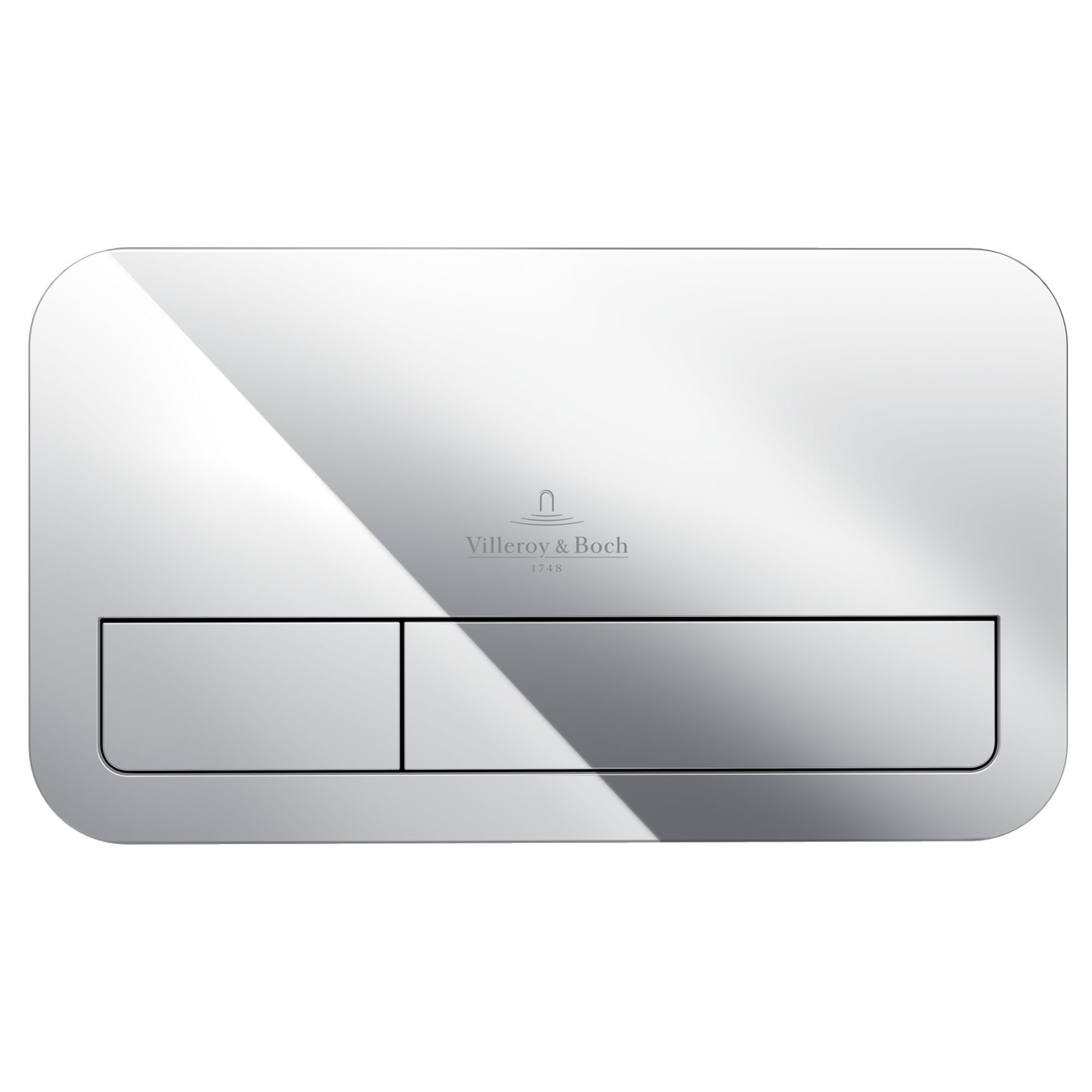 Villeroy & Boch ViConnect Dual Flush Plate with Rectangular Buttons