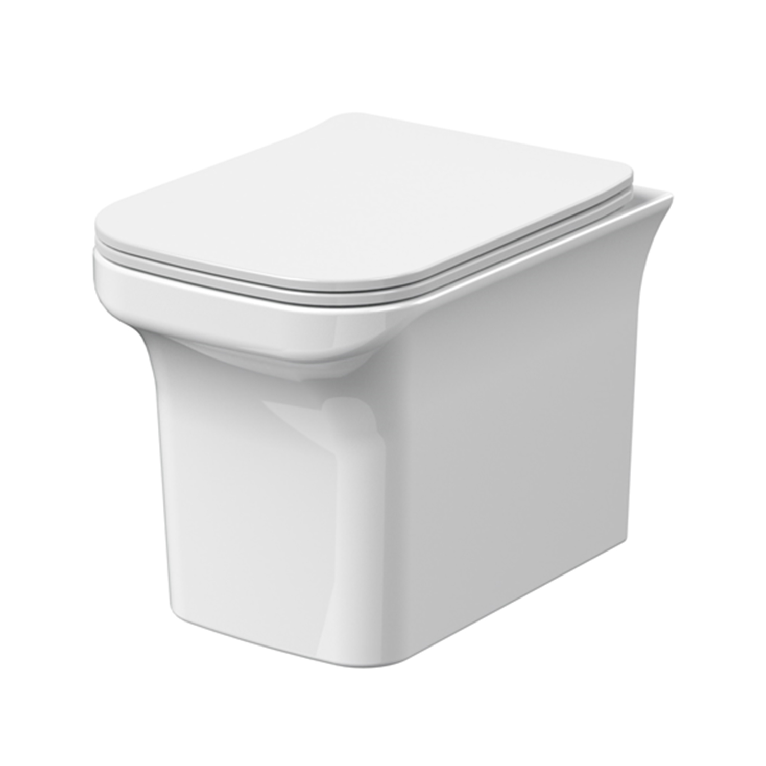 Emily Rimless Compact Wall Hung Toilet & Slimline Soft Close Seat