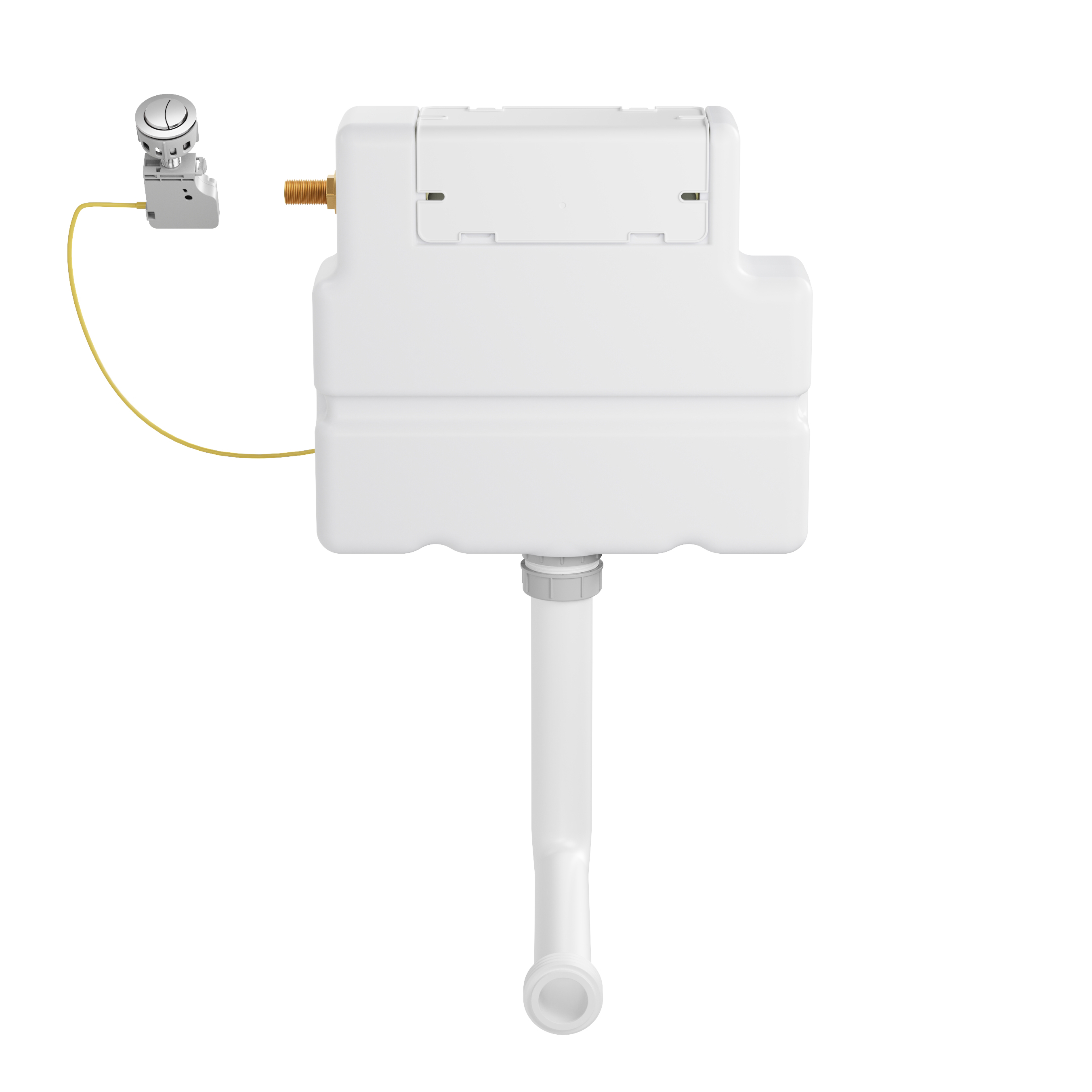 Crosswater Slimline Concealed WC Cistern & Dual Flush Button