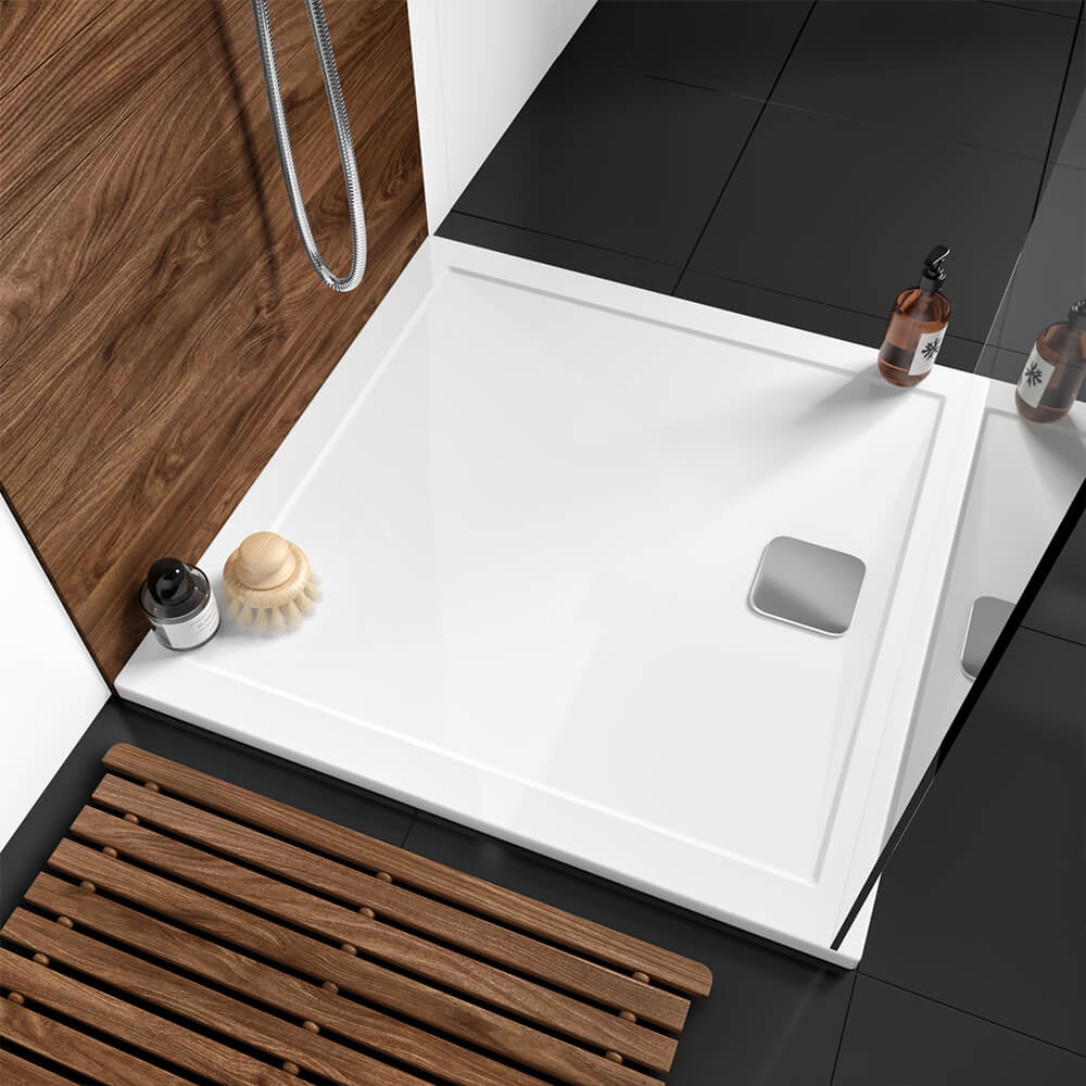 Harbour 28mm Luxury Stone Square Shower Tray