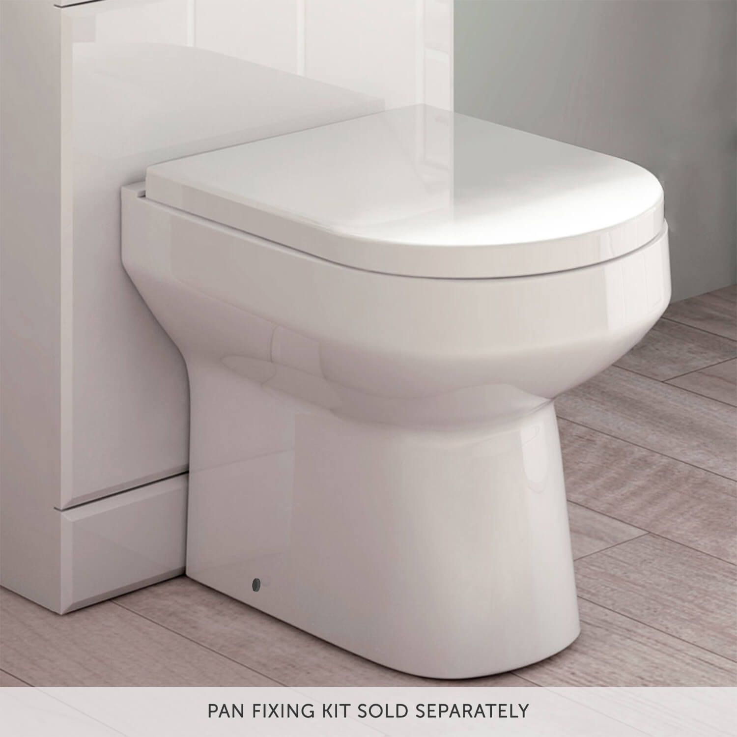 Karina Modern Back to Wall Toilet & Soft Close Seat