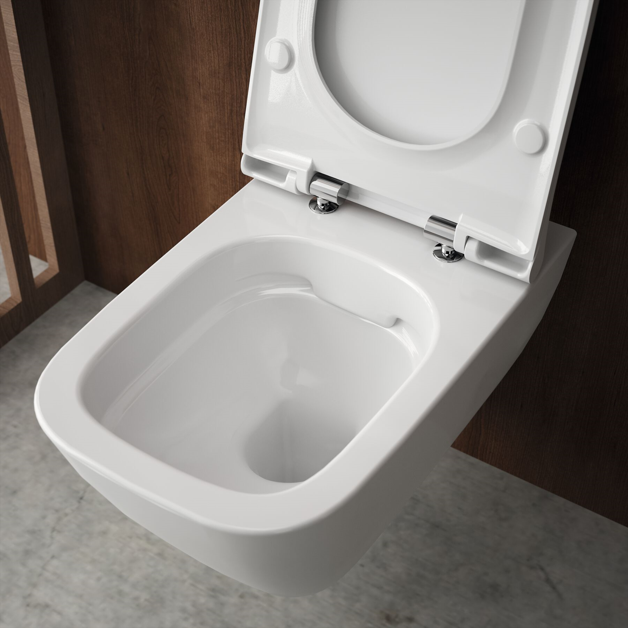 Geberit Smyle Rimless Wall Hung Pan & Soft Close Seat