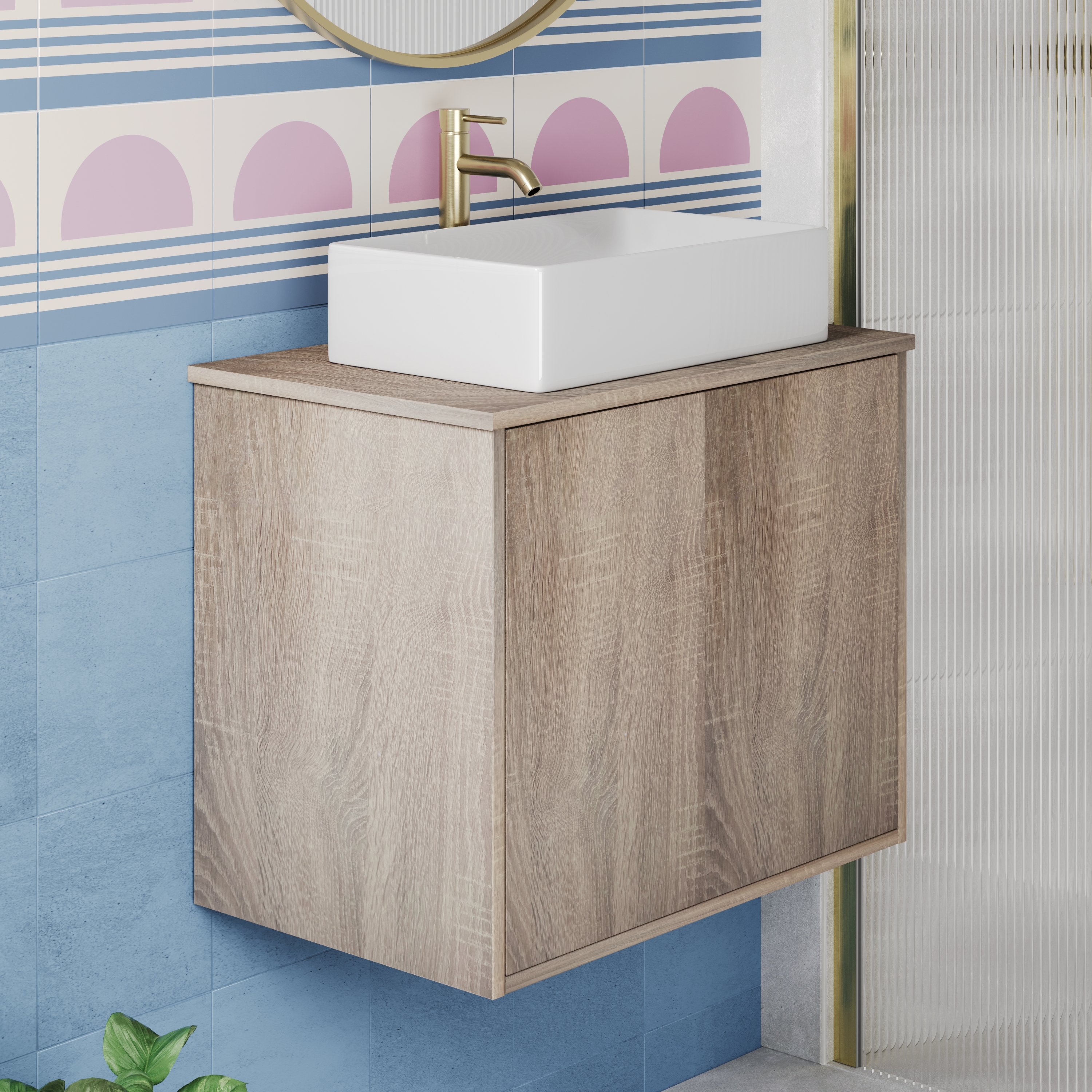 Billy 600mm Wall Hung Vanity Unit & Countertop