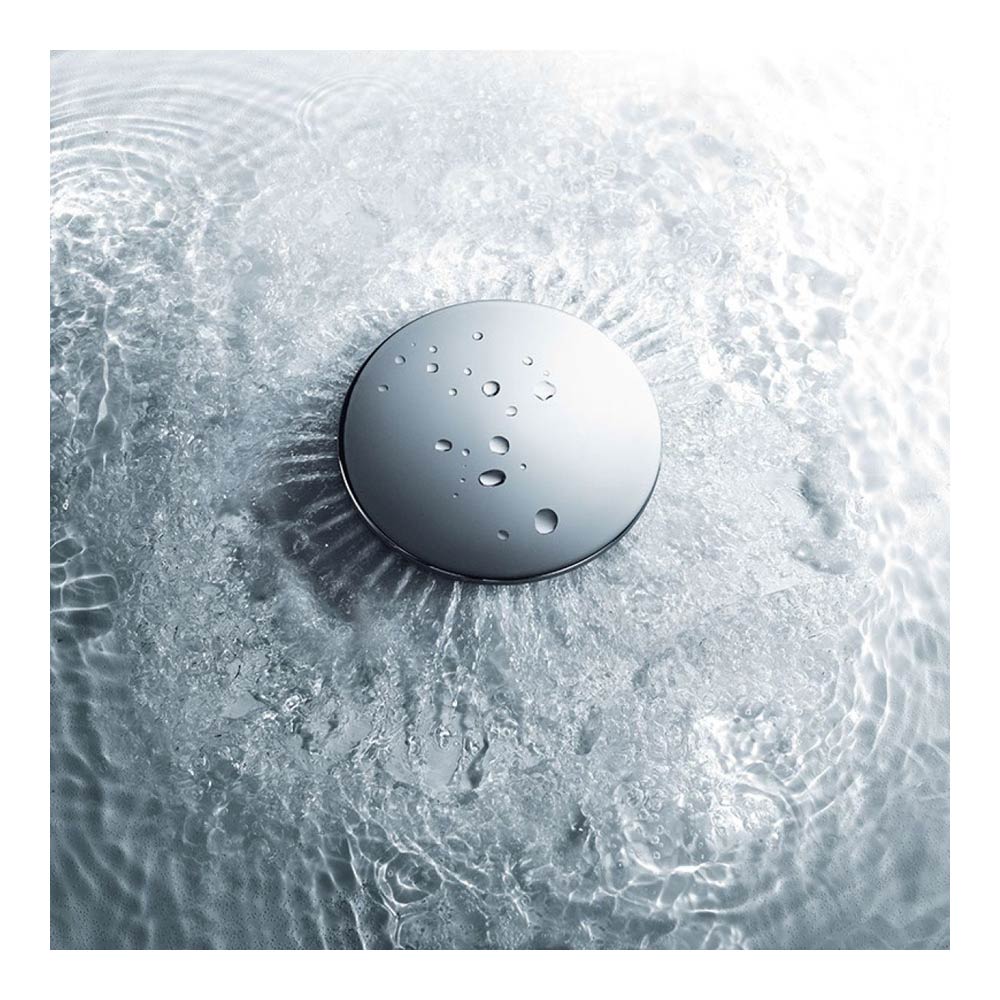 Crosswater Slimline Overflow Bath Filler with Click Clack Waste