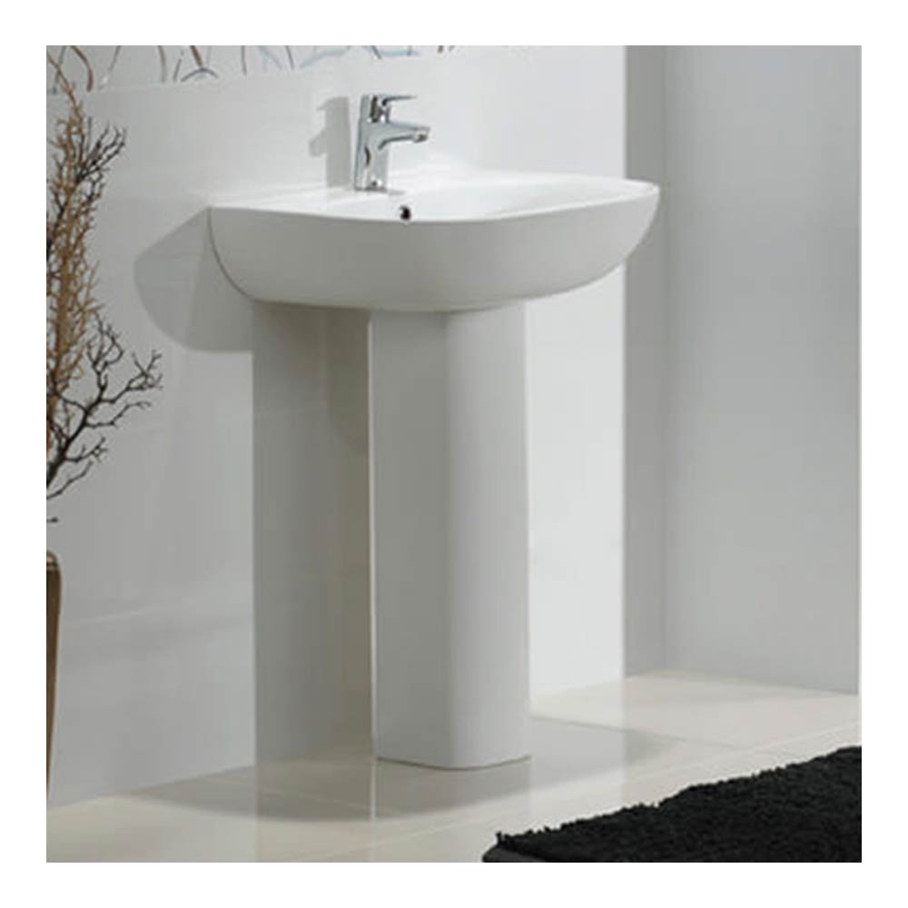 RAK Tonique 450mm 1 Tap Hole Basin & Pedestal