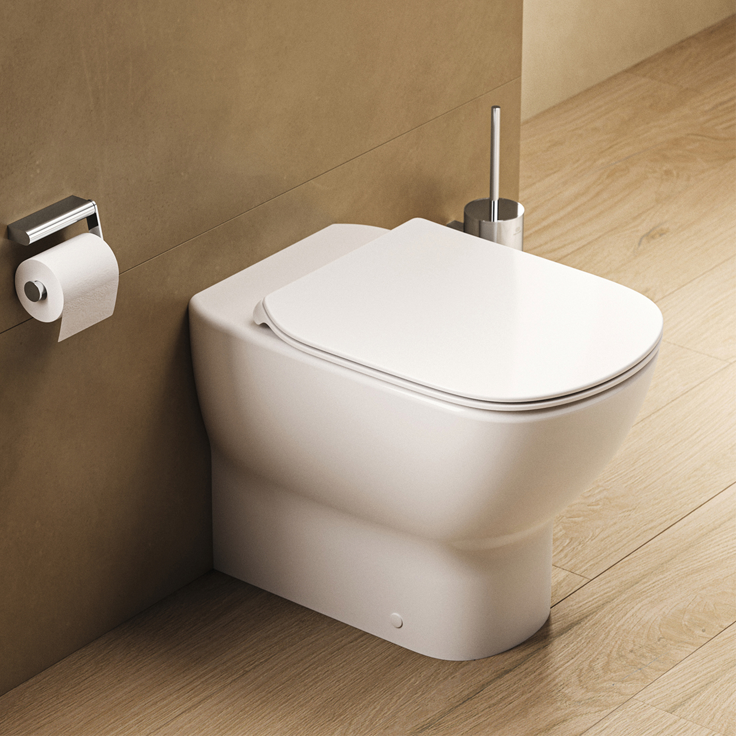 Ideal Standard Tesi Wafer Thin Soft Close Toilet Seat with Quick Release Hinges
