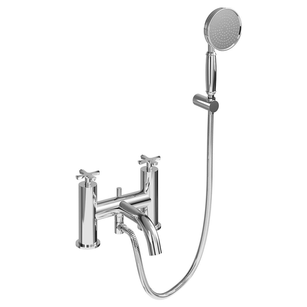 Burlington Riviera Bath Shower Mixer with Shower Kit
