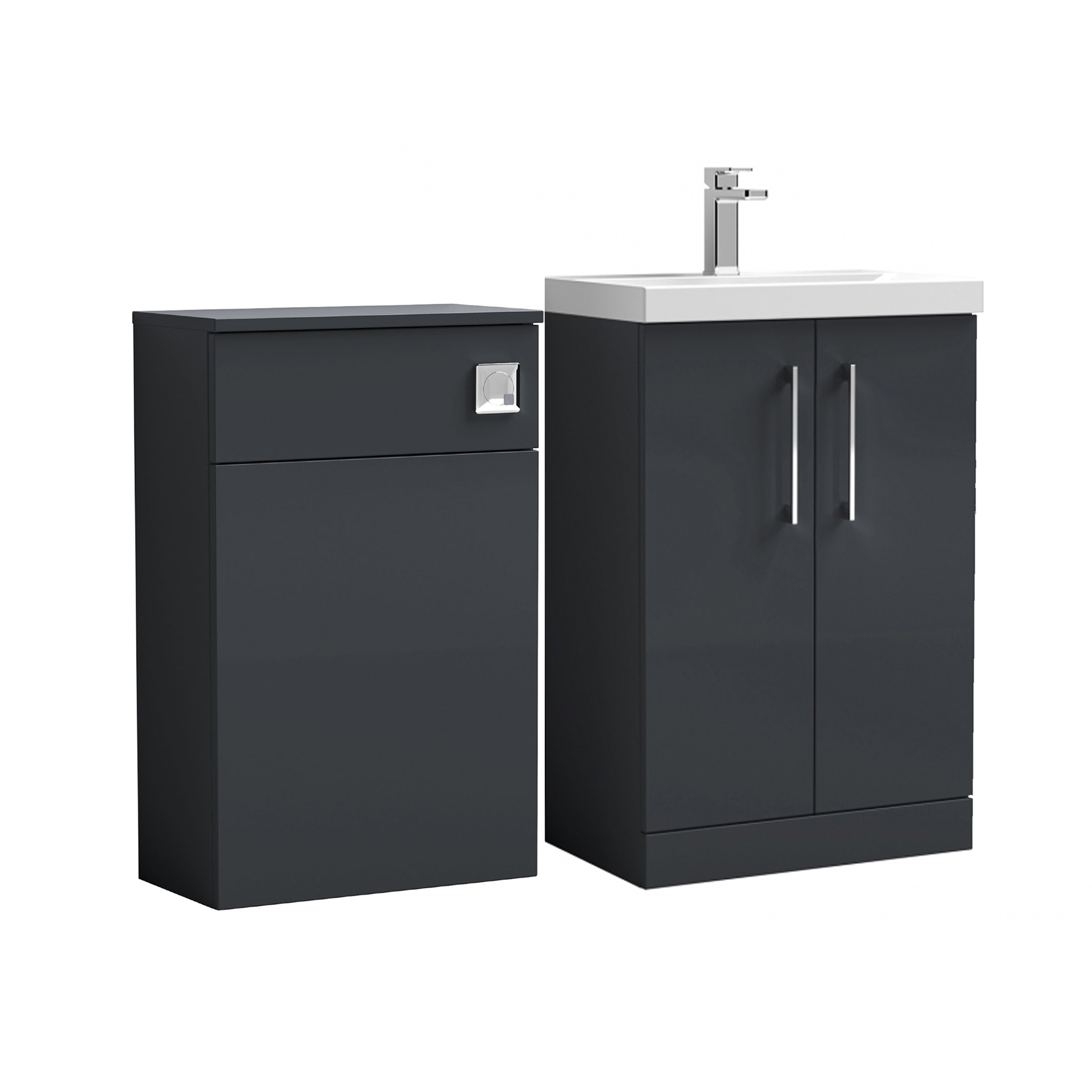 Erin 1000mm 2 Door Combination Basin & Toilet Unit