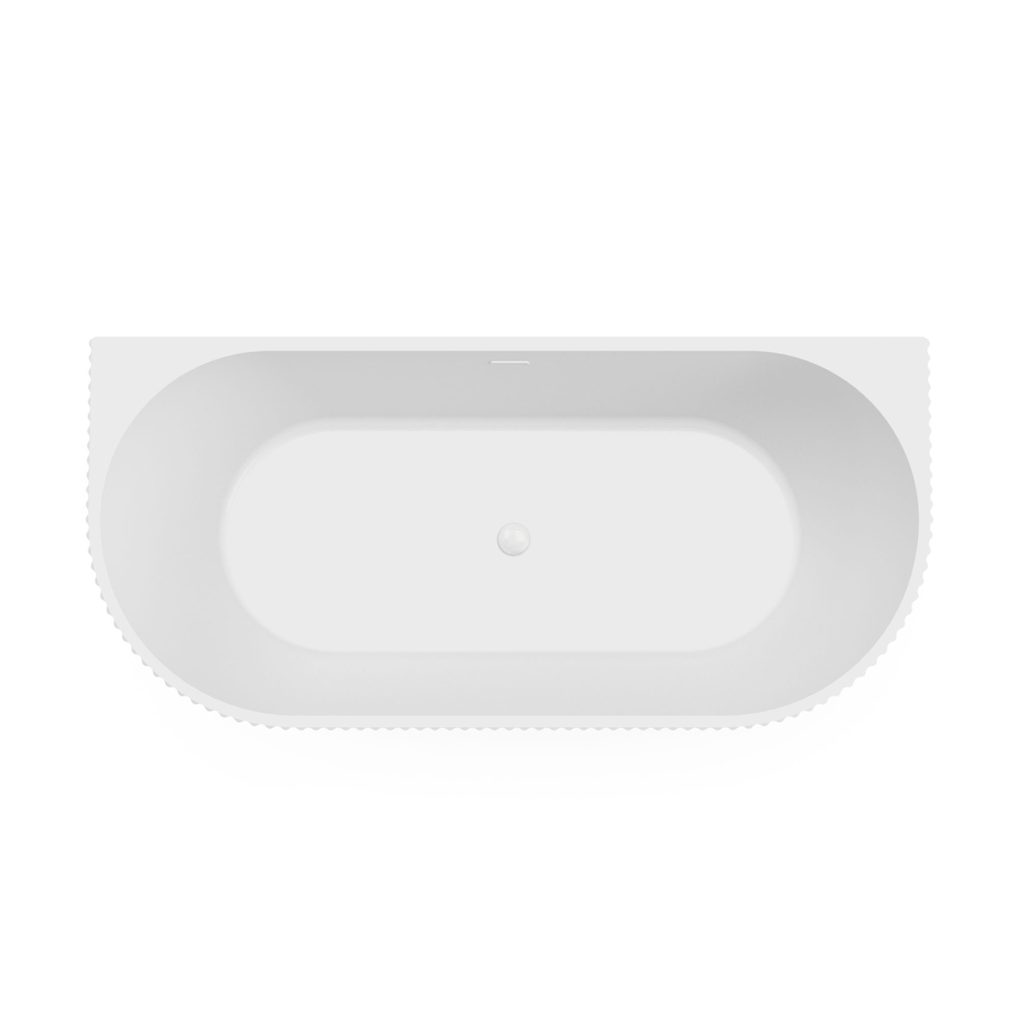 Billy Fluted Back to Wall Bath - 1700 x 780mm
