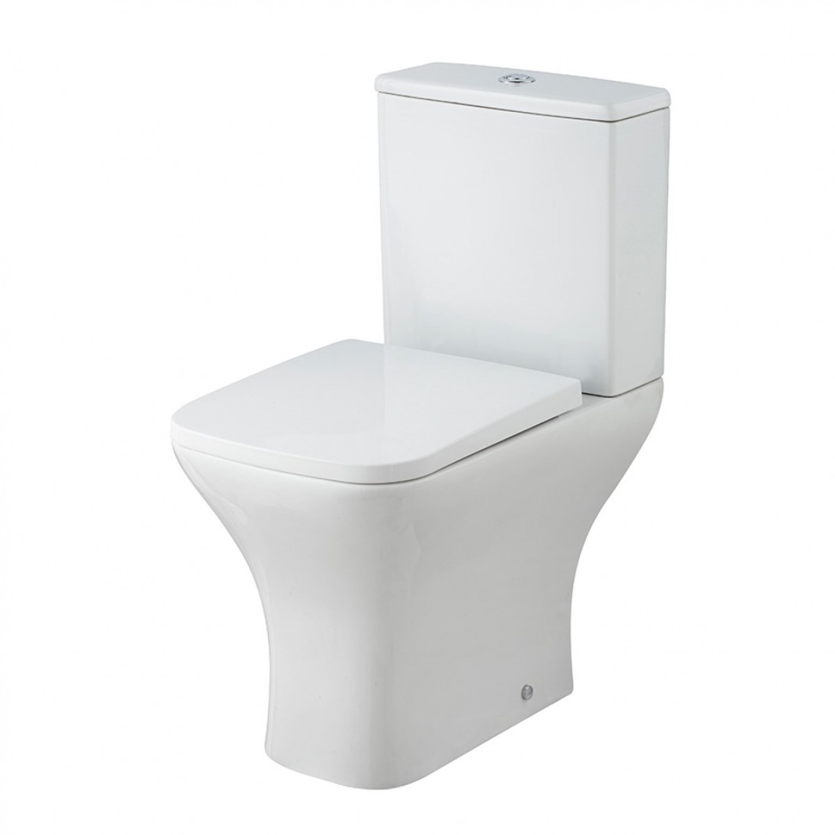 Emily Modern Bathroom Suite with Rimless Toilet & Front Bath Panel