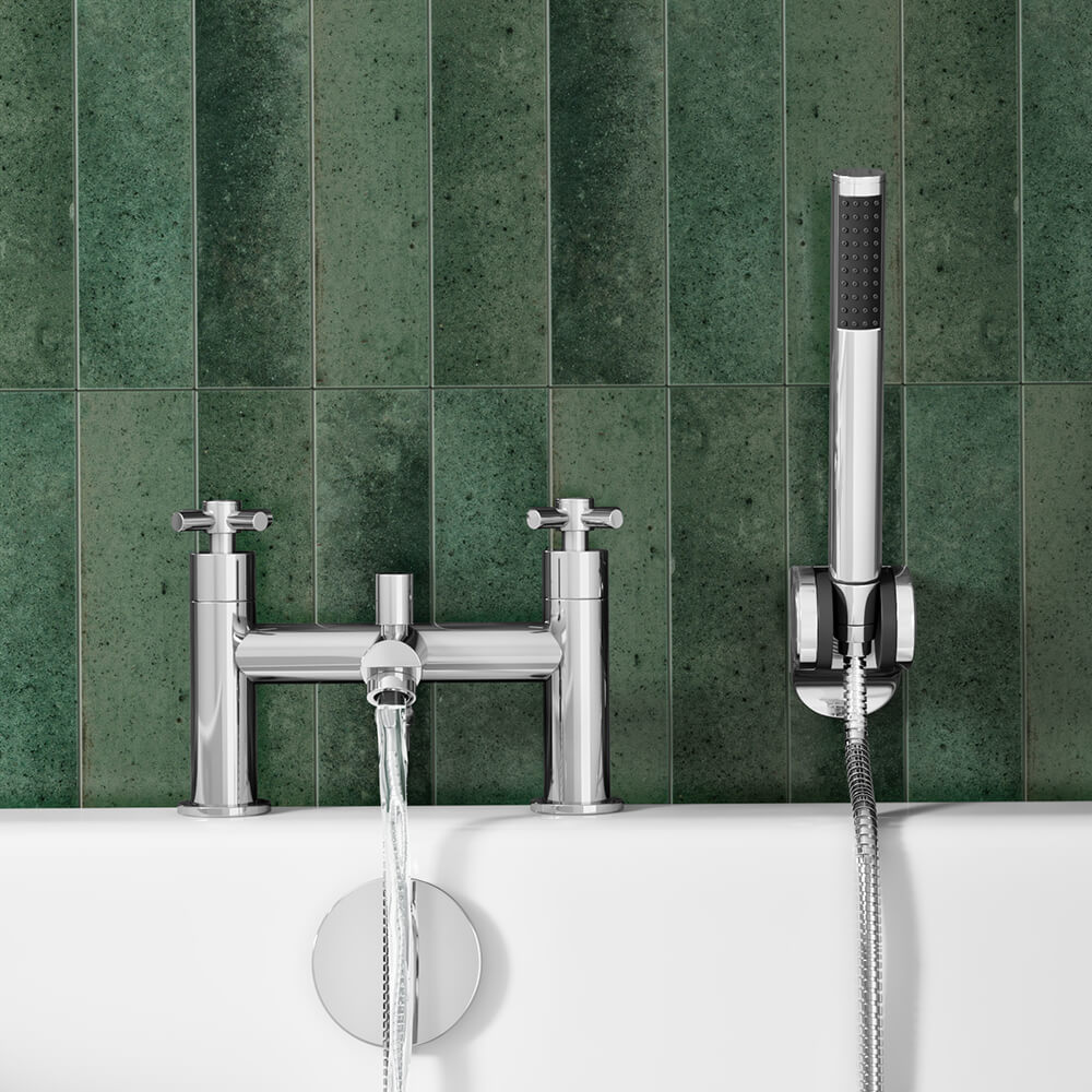 Vellamo Cross Bath Shower Mixer Tap
