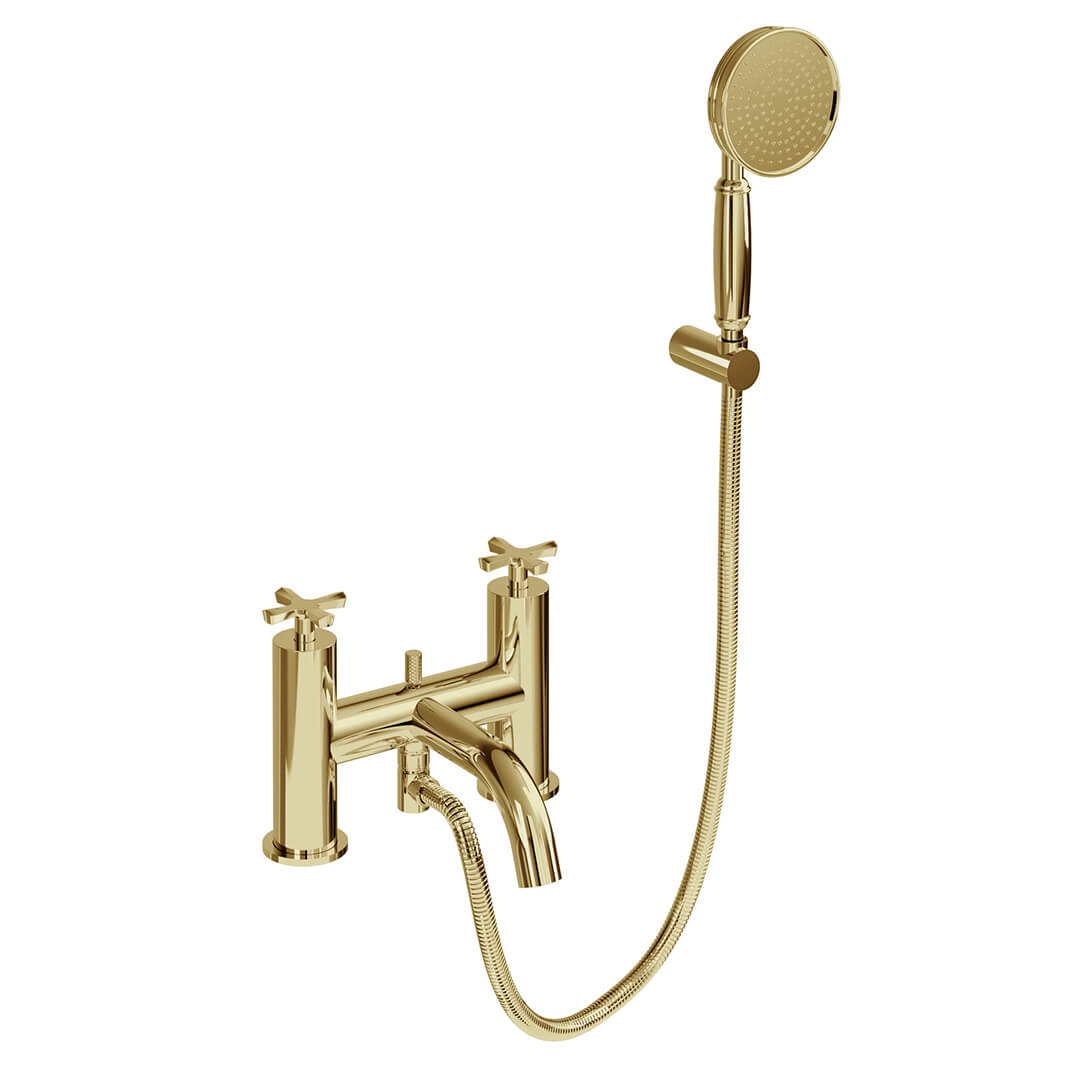 Burlington Riviera Bath Shower Mixer with Shower Kit