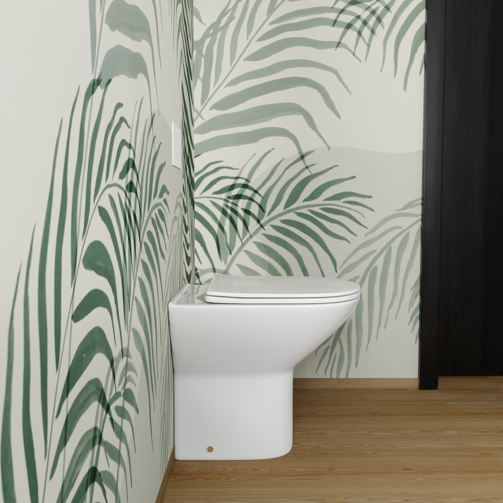 Harbour Identity Comfort Height Rimless Back to Wall Toilet & Soft Close Seat