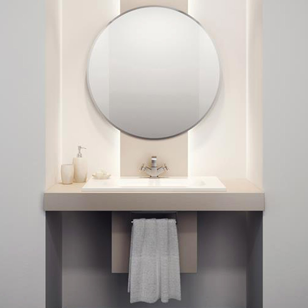 hib. Rondo Round Bathroom Mirror - 500mm