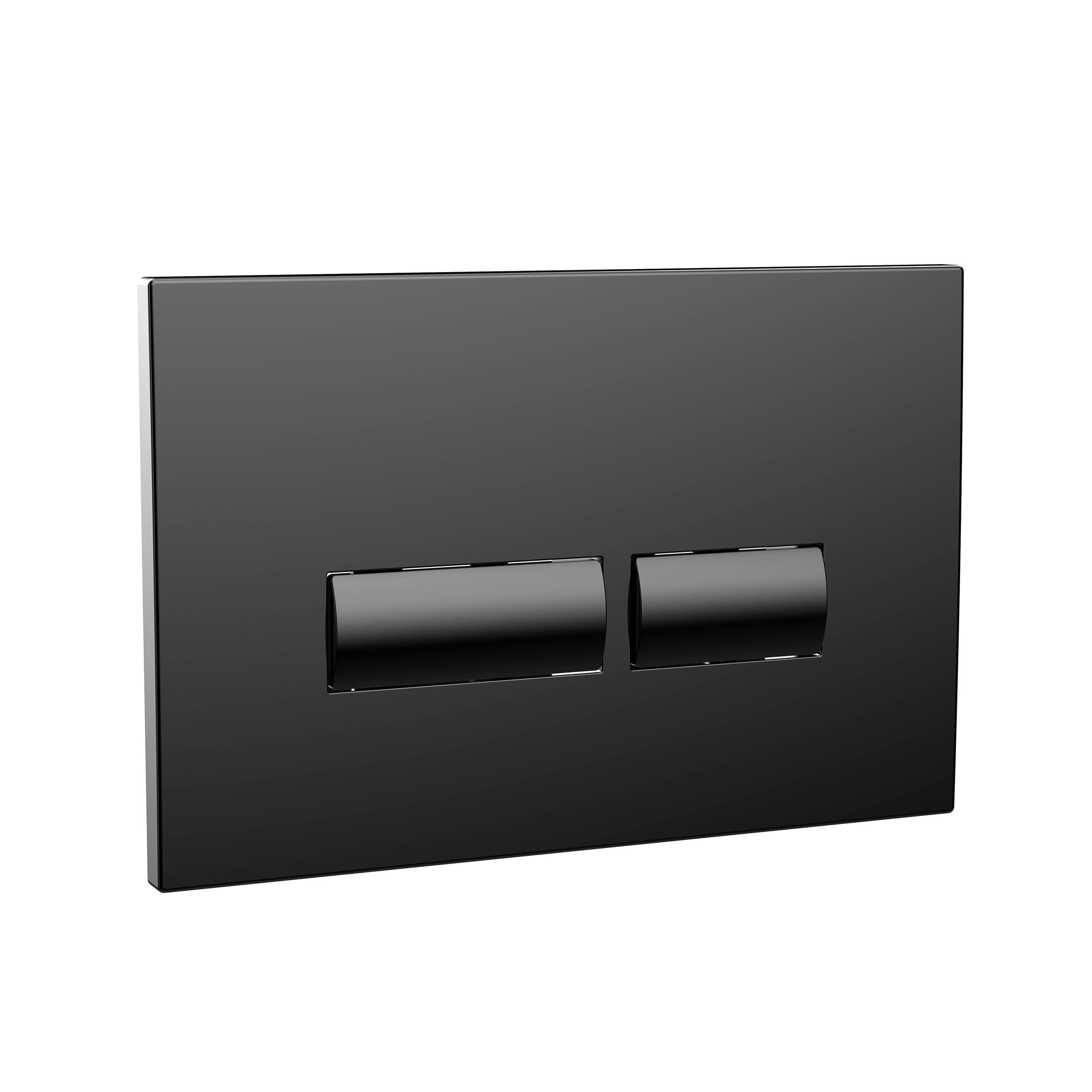 Dual Flush Plate with Angular Buttons
