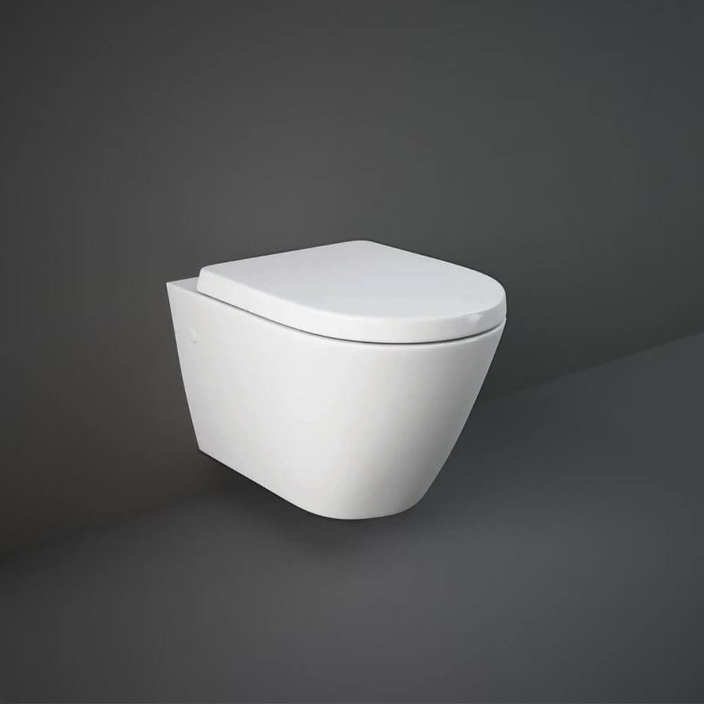 RAK Resort Rimless Wall Hung Toilet & Soft Close Seat