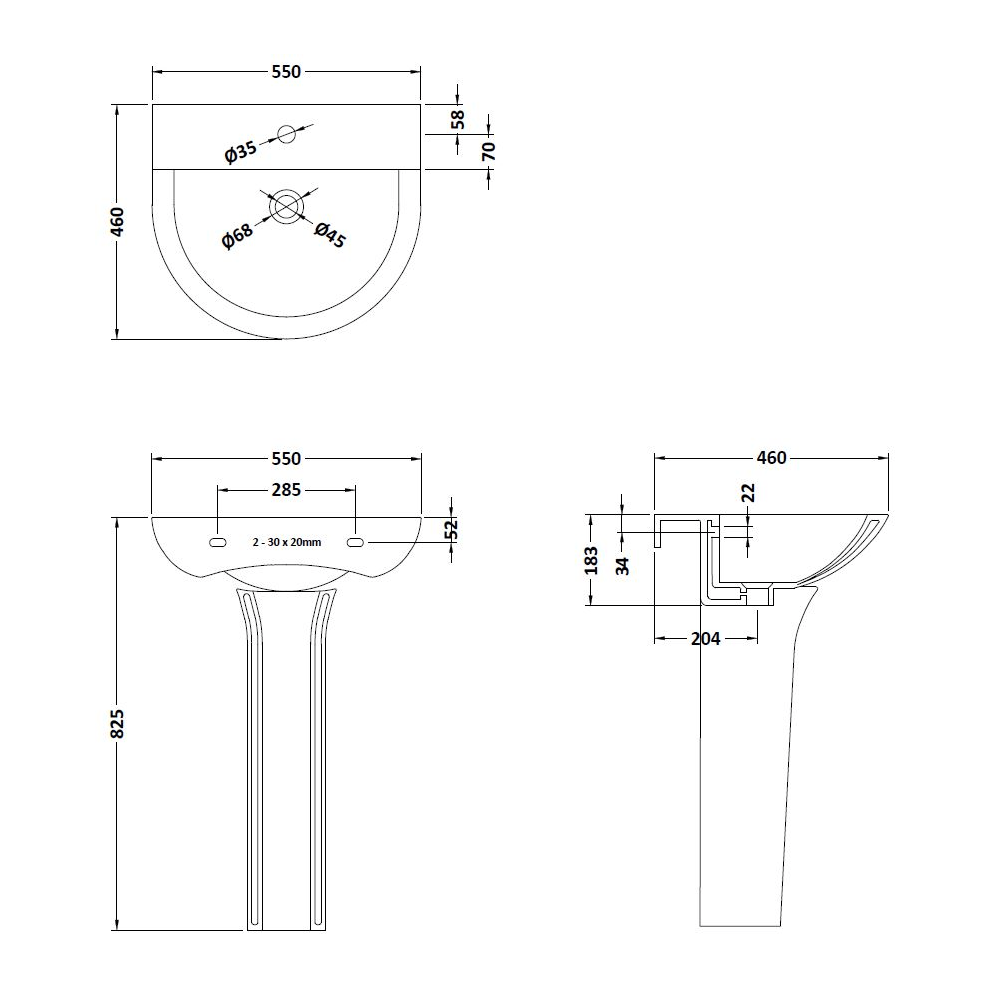 Harbour Acclaim Modern Bathroom Suite with Rimless Toilet