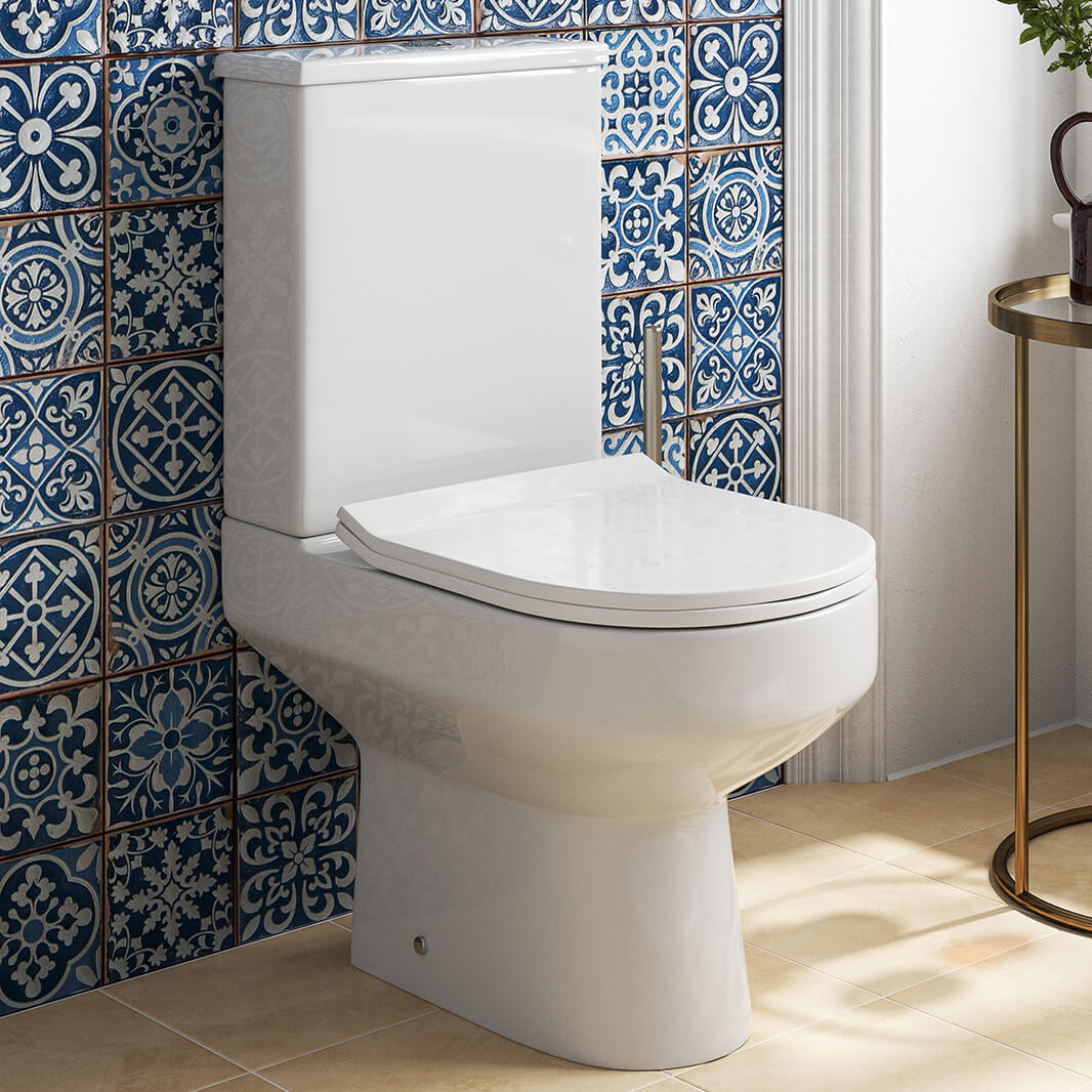 Karina Rimless Close Coupled Toilet with Soft Close Seat
