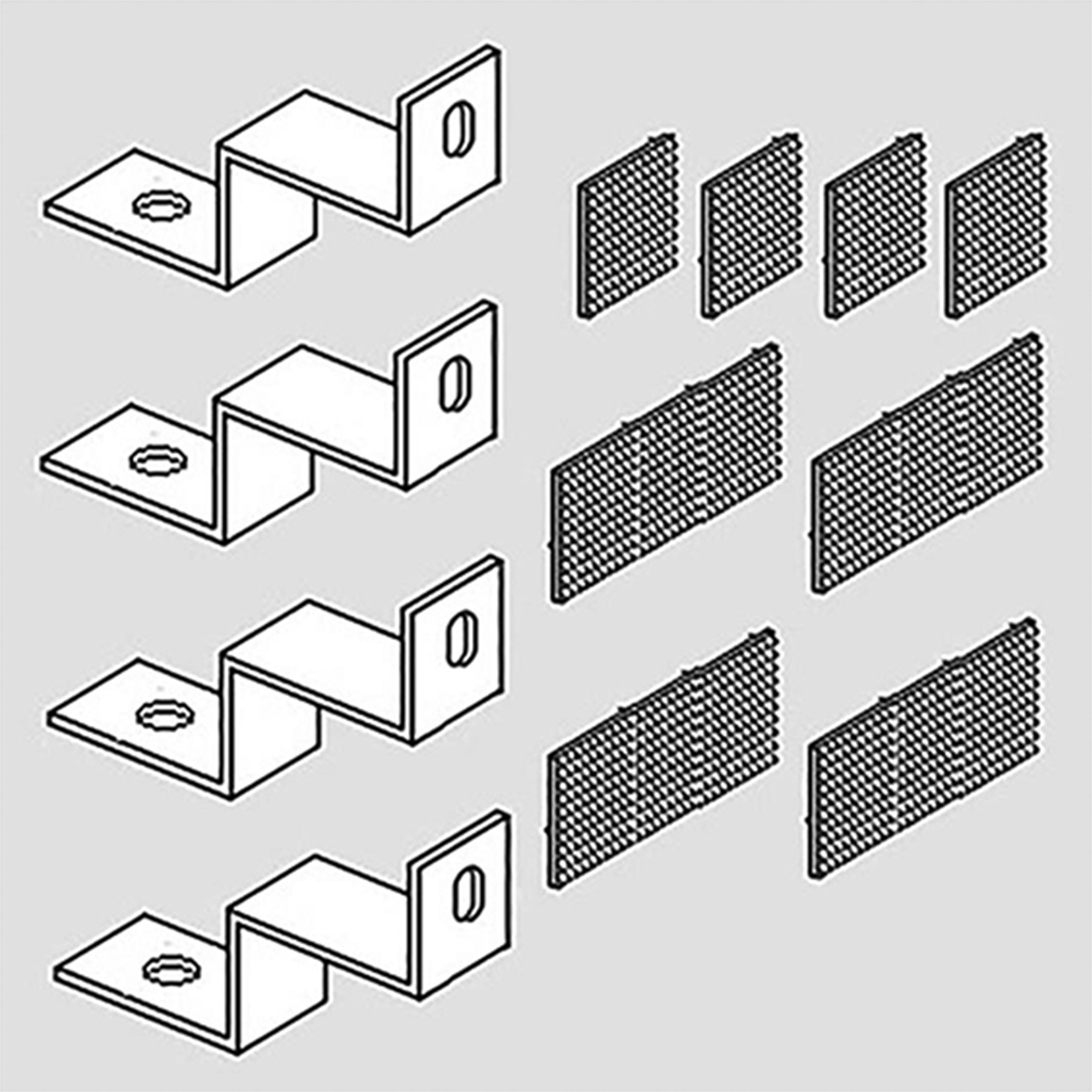 Ideal Standard i.life & Tesi Concealed Panel Fixing Kit