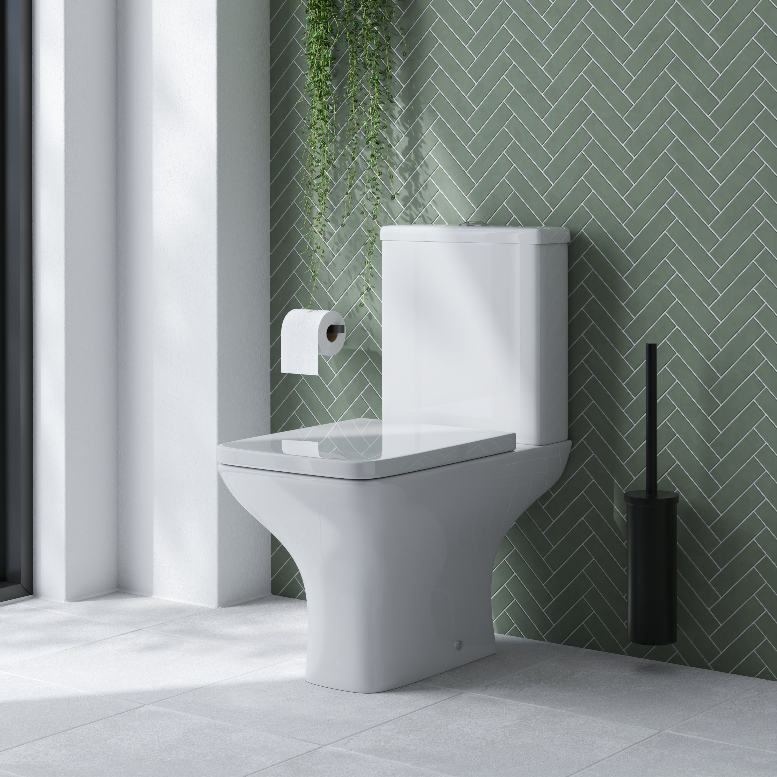 Emily Rimless Modern Toilet & Slim Soft Close Seat