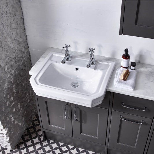 Roper Rhodes Harrow Semi-Recessed Basin