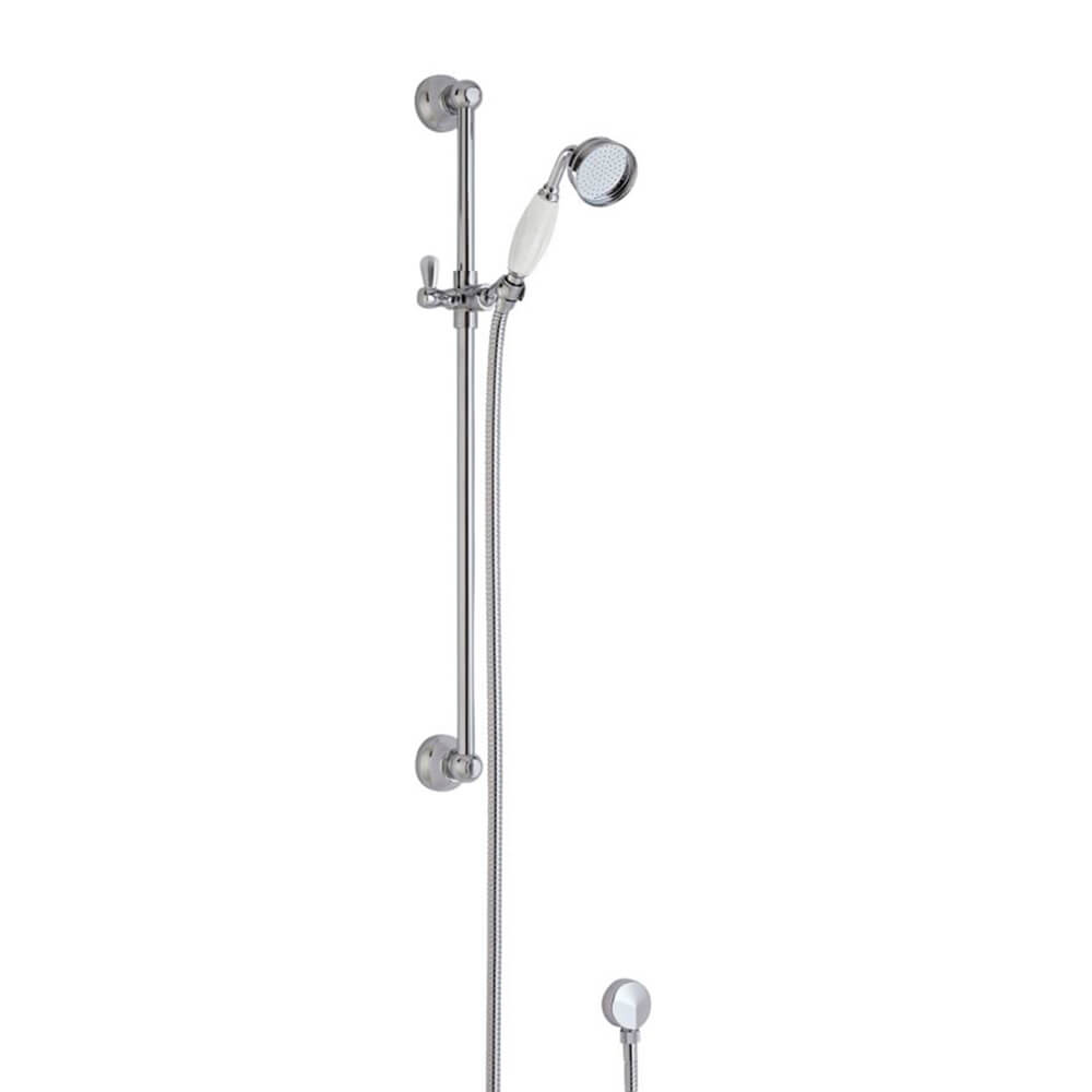 Edith Concealed Shower Valve, Fixed Shower Head & Slide Rail Kit