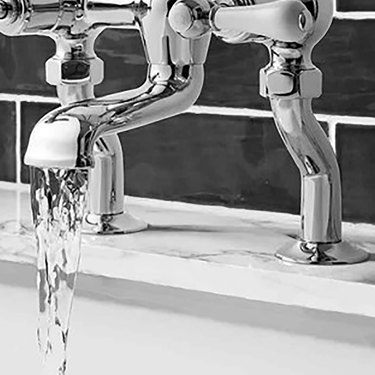 Crosswater Belgravia Lever Bath Shower Mixer with Shower Kit