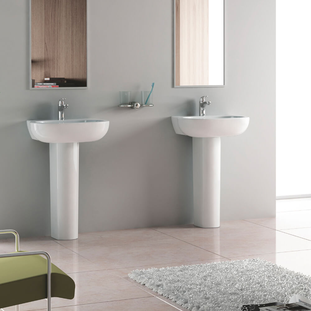 Imex Urban Pedestal Basin - 560mm & 450mm