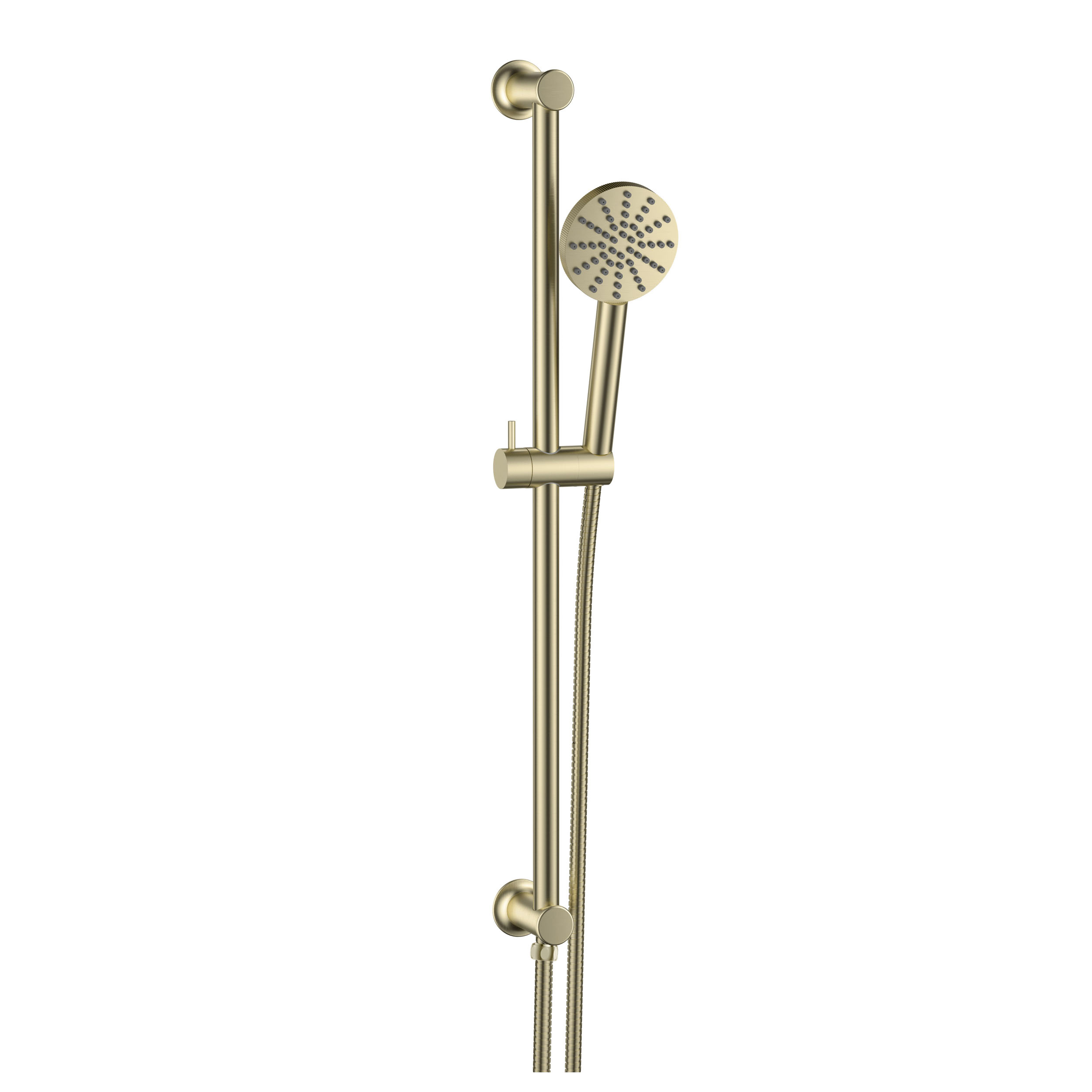 Core Fluted Slide Rail Shower Kit, Handset & Hose with Integrated Elbow