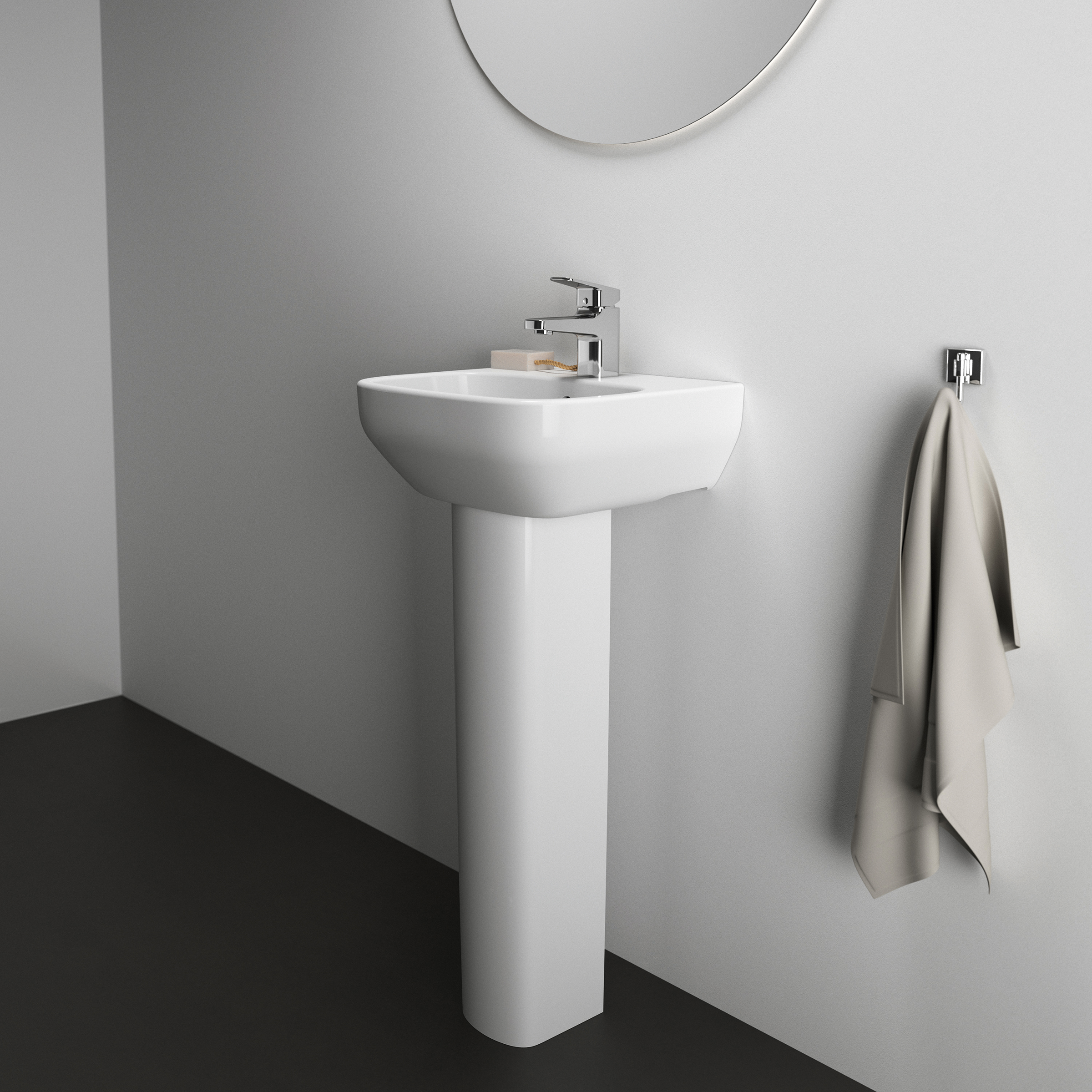 Ideal Standard i.life A Cloakroom Basin & Pedestal