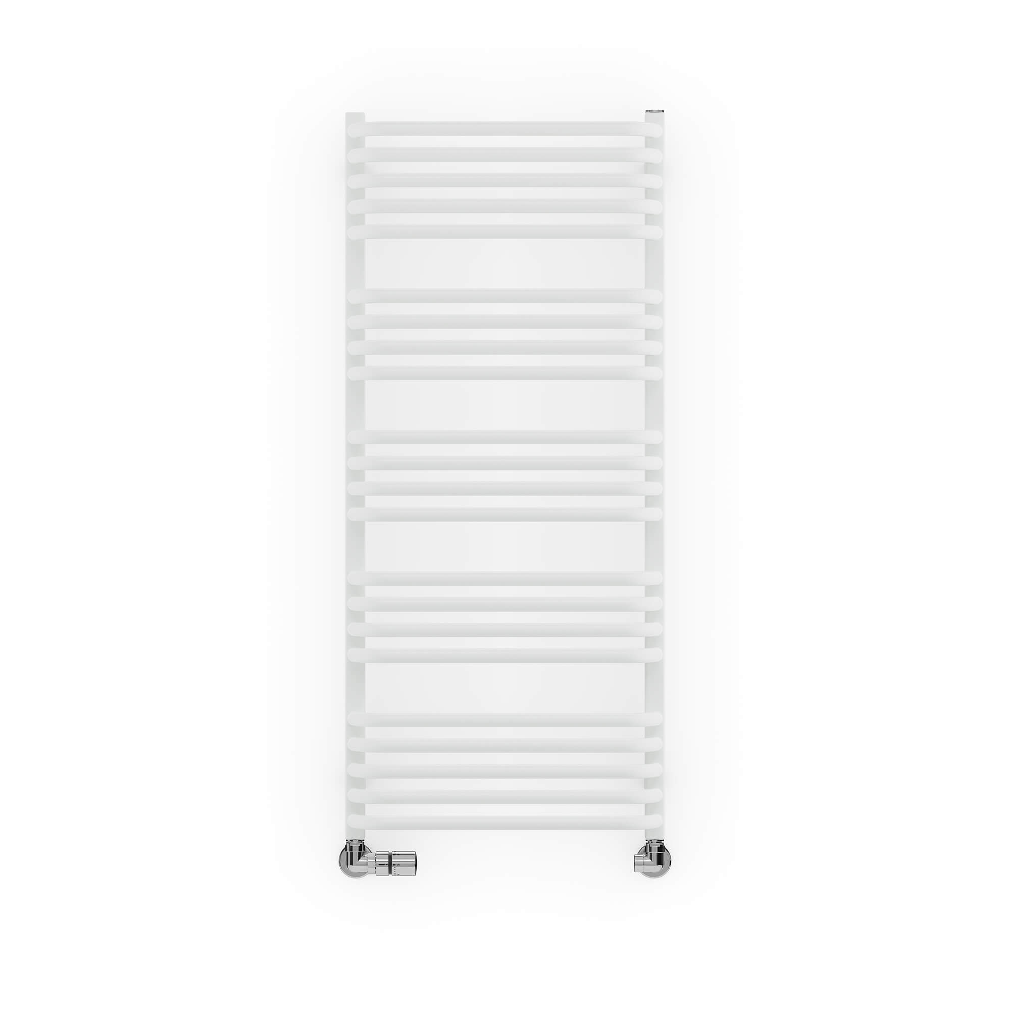 Terma Alex Ladder Heated Towel Rail - Traffic White - 1140 x 500mm