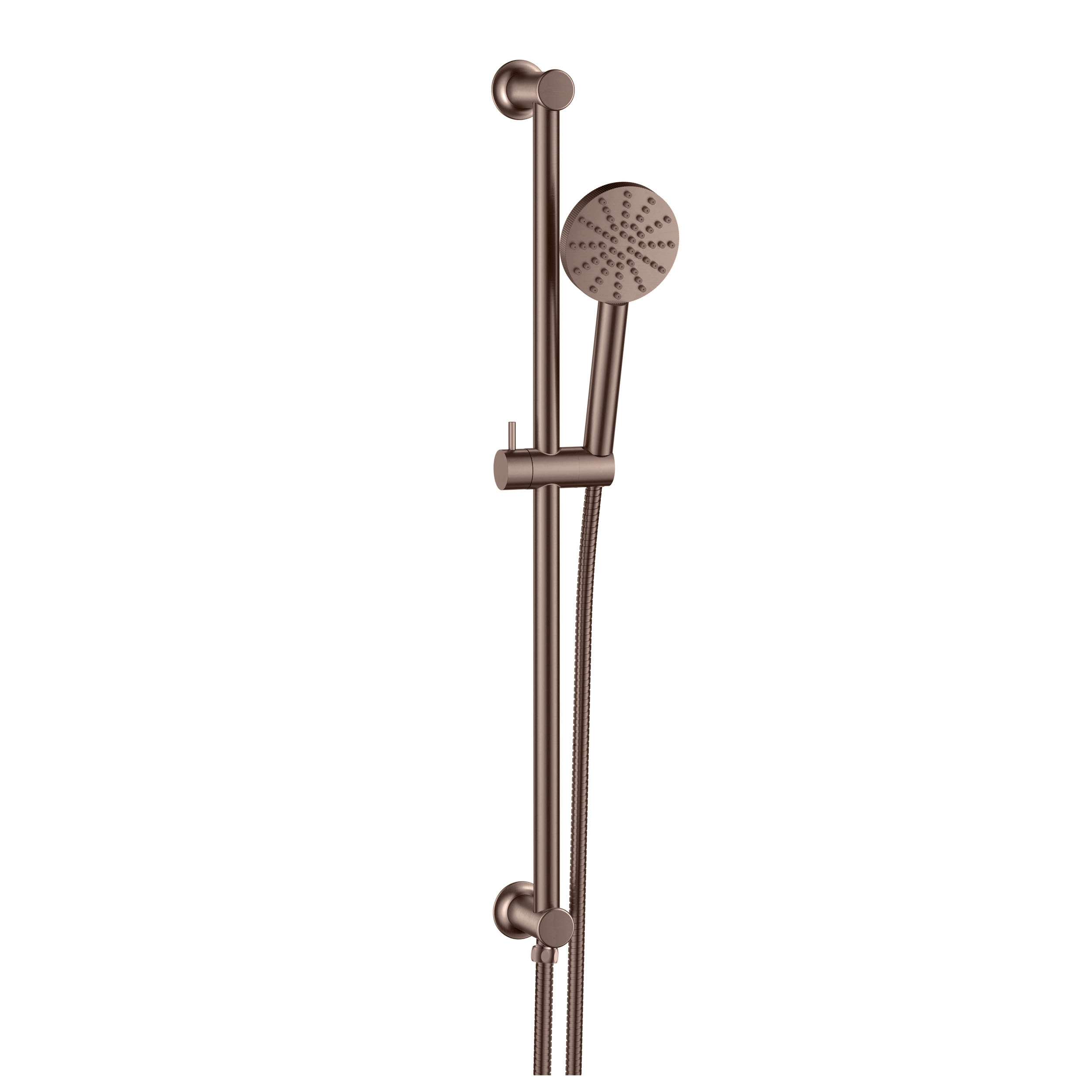 Core Fluted Slide Rail Shower Kit, Handset & Hose with Integrated Elbow