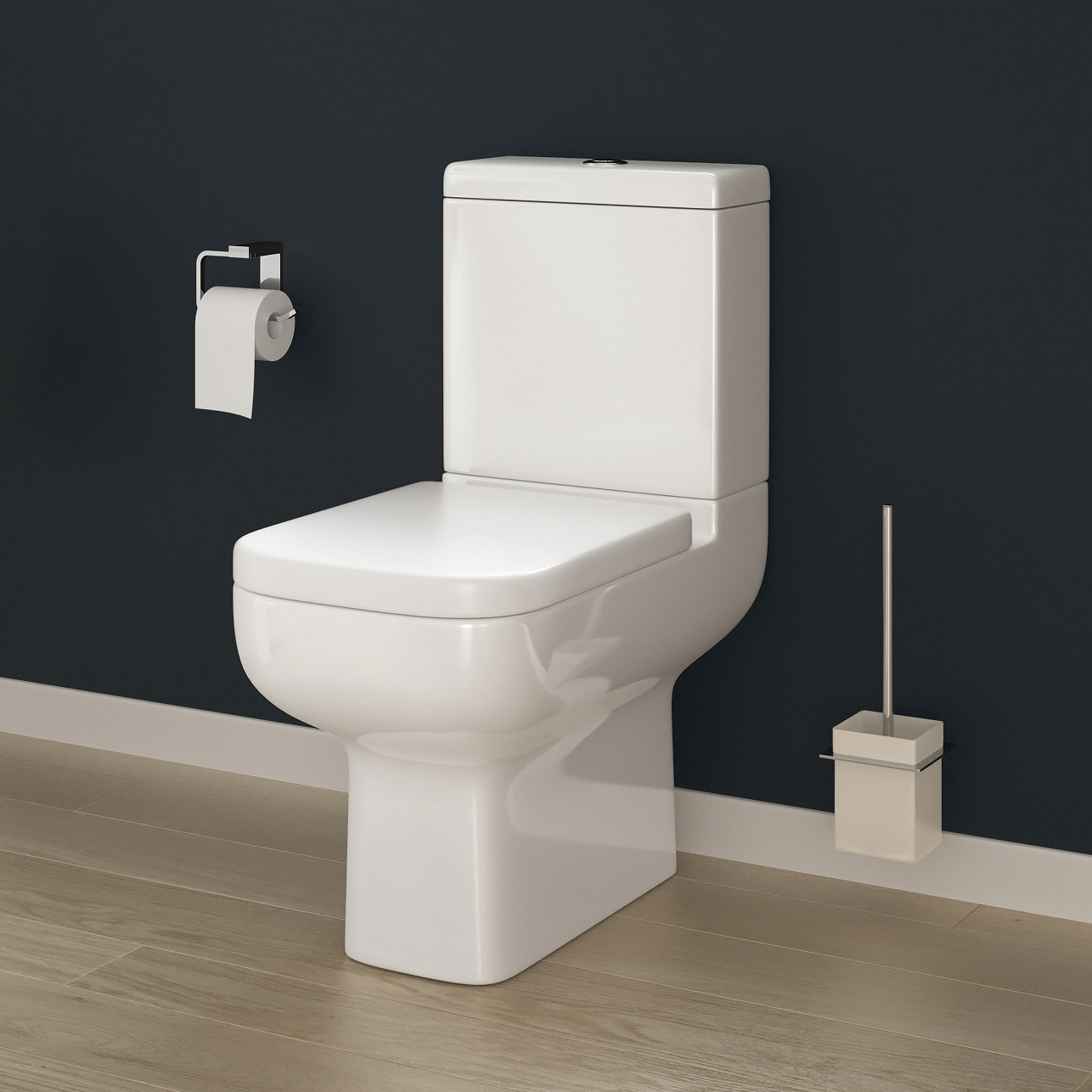 Harbour Iconic Comfort Height Close Coupled Toilet & Soft Close Seat