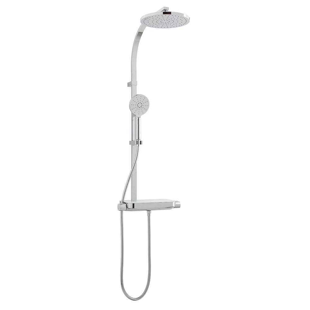 Vado Strata Thermostatic Showering Column Kit with Head & Handset