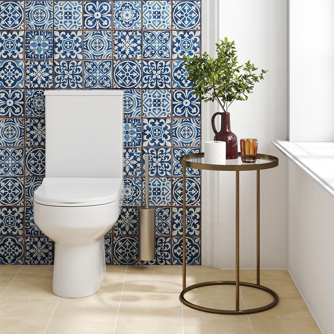 Karina Rimless Close Coupled Toilet with Soft Close Seat