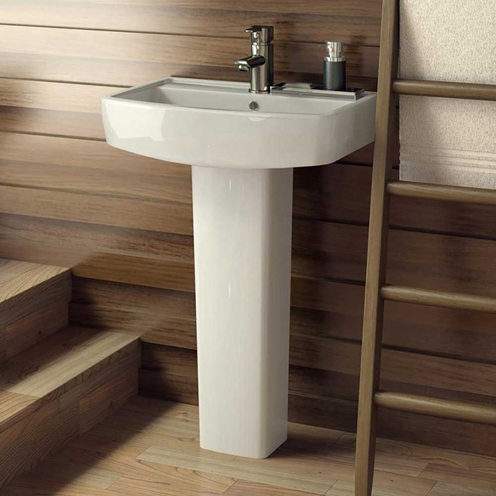 Jack 600mm Full Pedestal & Basin