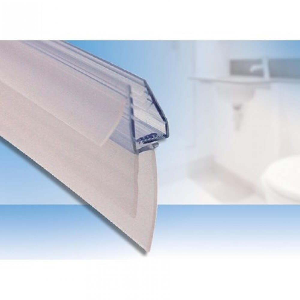 Uniblade Universal Shower Screen Seal for Straight or Curved 3-8mm Glass