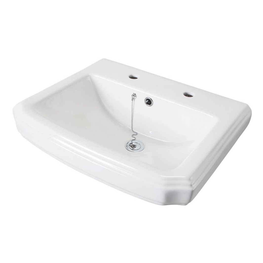 Butler & Rose Darcy 585mm 2 Tap Hole Basin & Full Pedestal