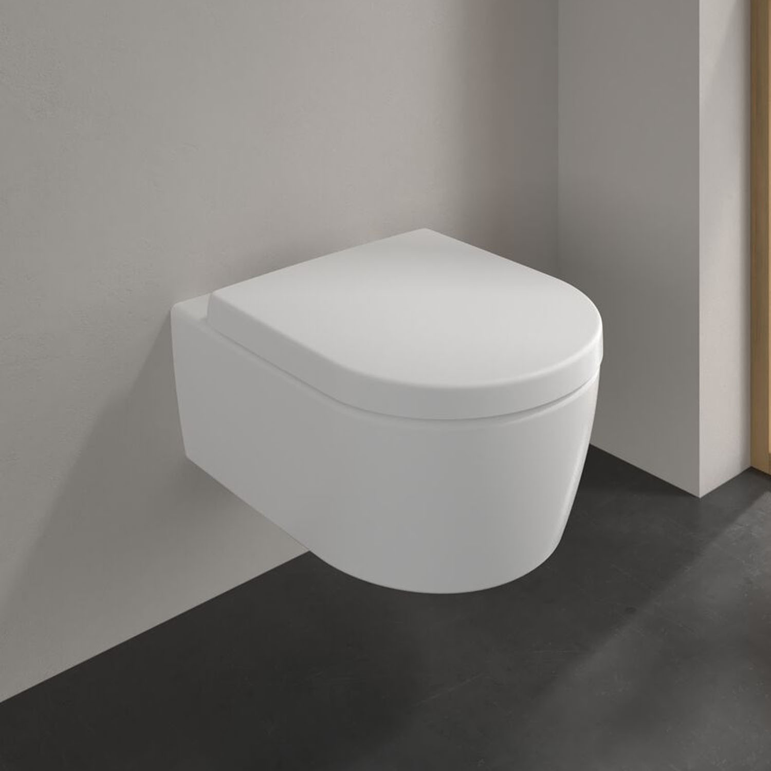 Villeroy & Boch Arto Rimless Wall Hung Toilet & Soft Close Seat